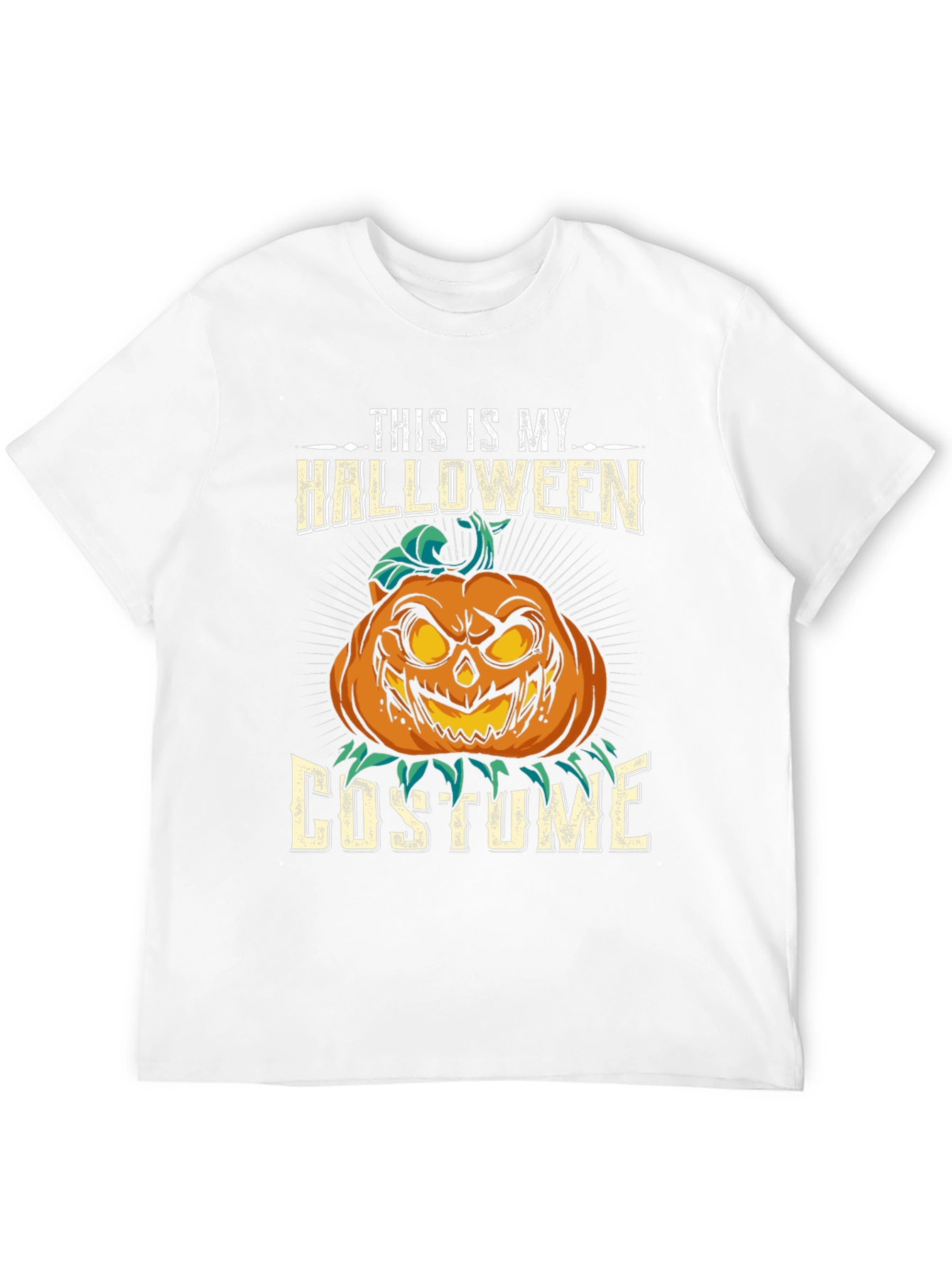 Halloween Costume Pumpkin Graphic Tee