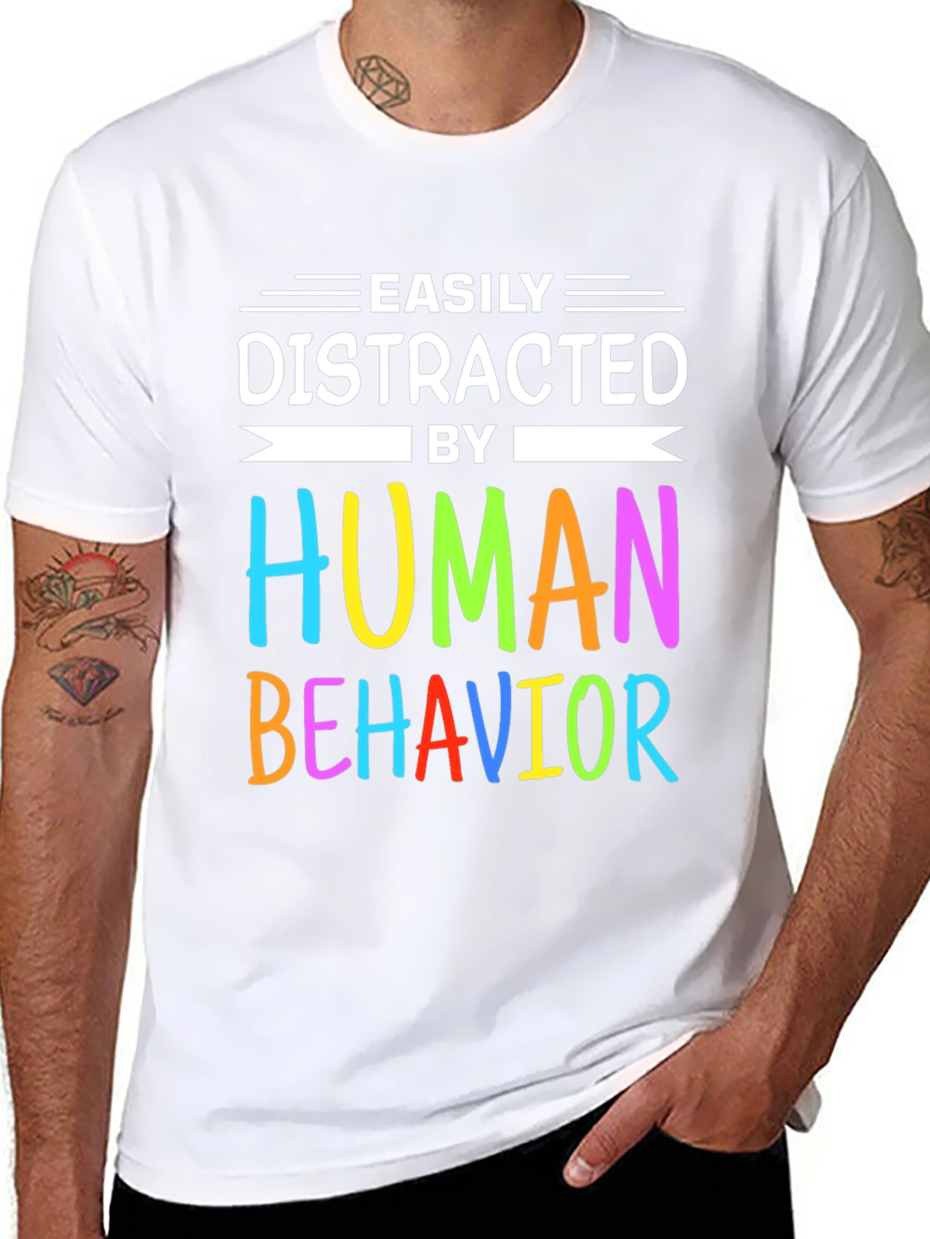 Easily Distracted by Human Behavior T-Shirt