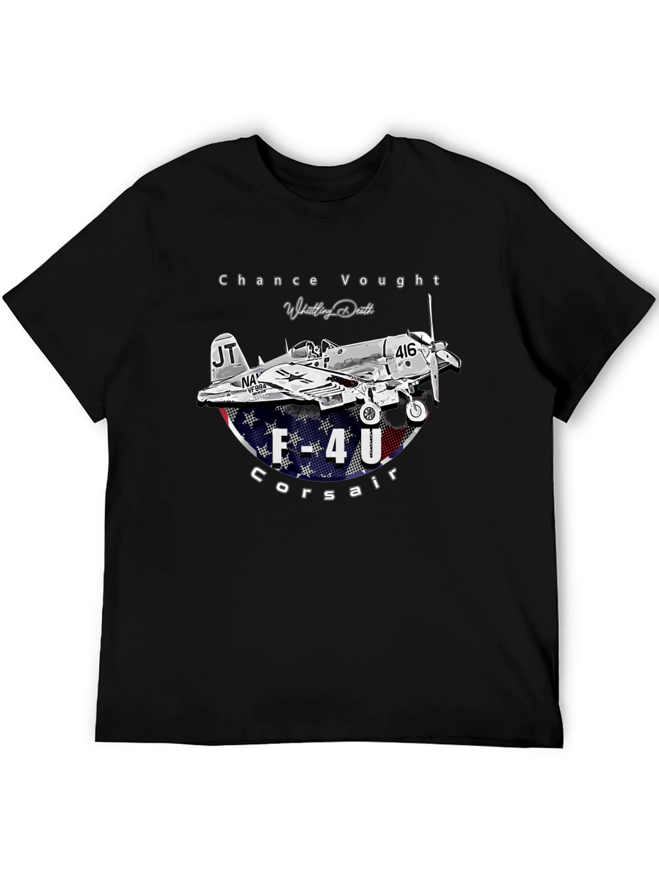 F-4U Corsair Whistling Death Graphic T-Shirt