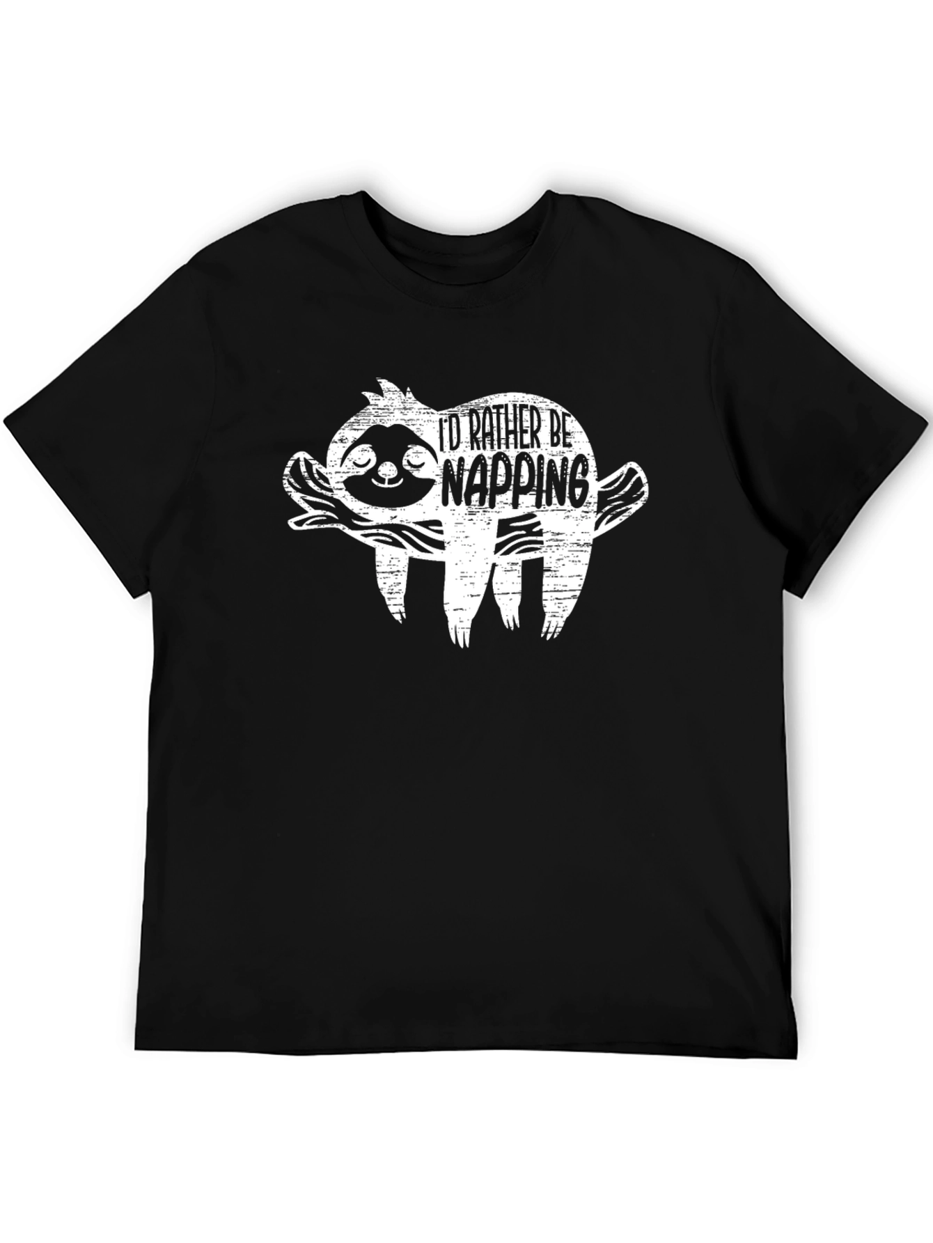 Id Rather Be Napping Sloth Graphic T-Shirt
