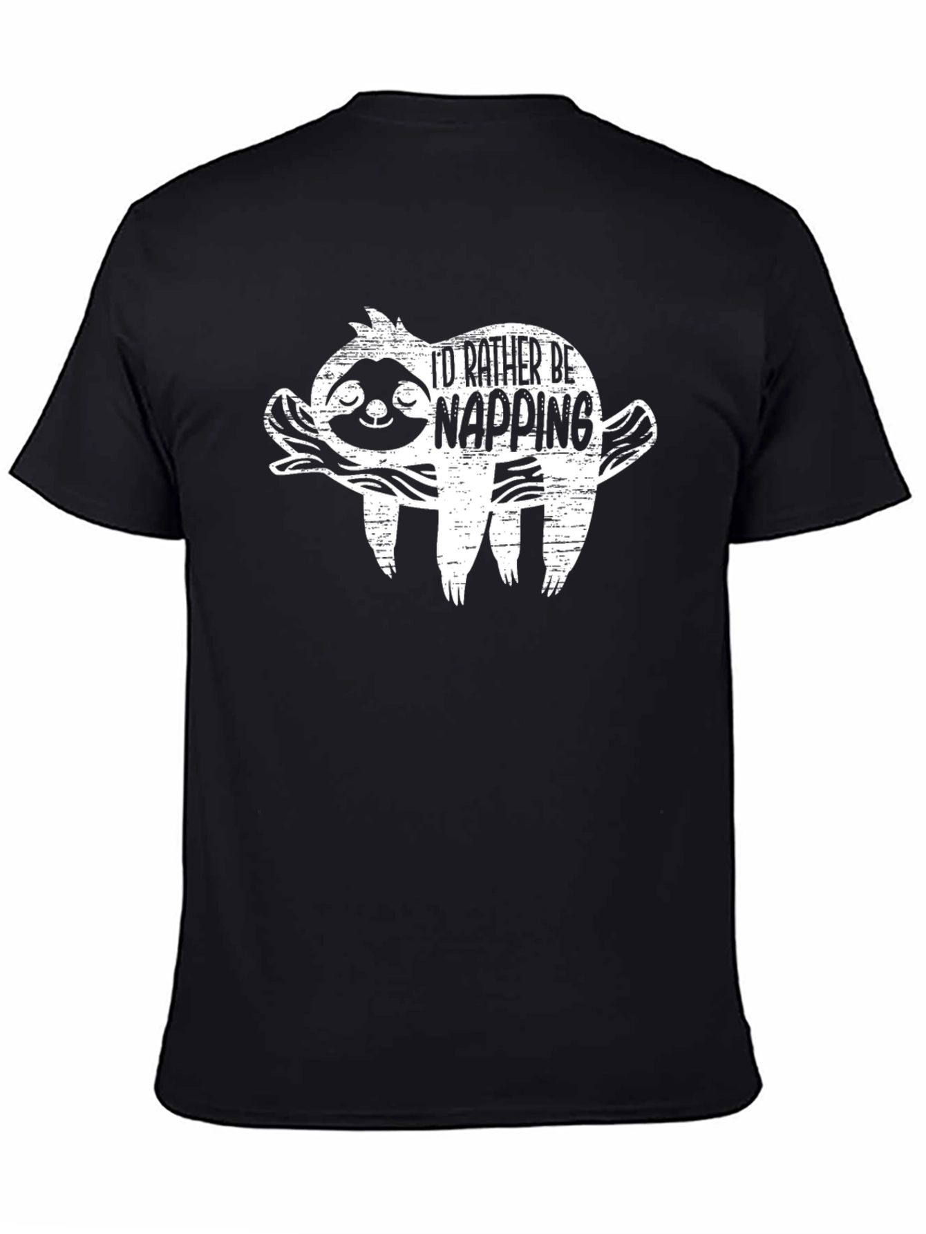 Id Rather Be Napping Sloth Graphic T-Shirt