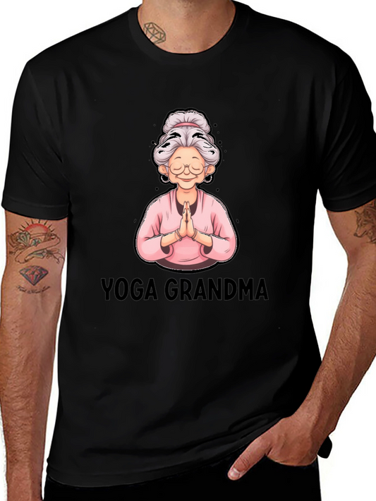 Yoga Grandma Graphic T-Shirt