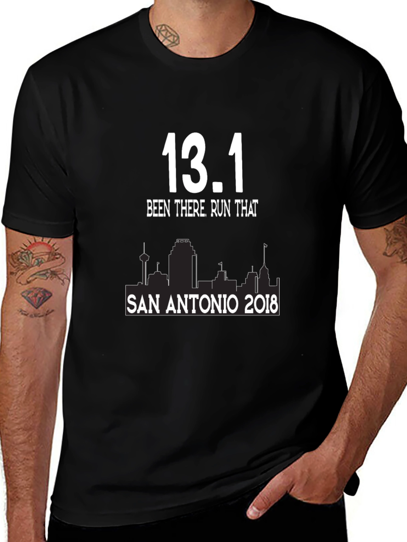 13.1 Been There Run That San Antonio 2018 T-Shirt