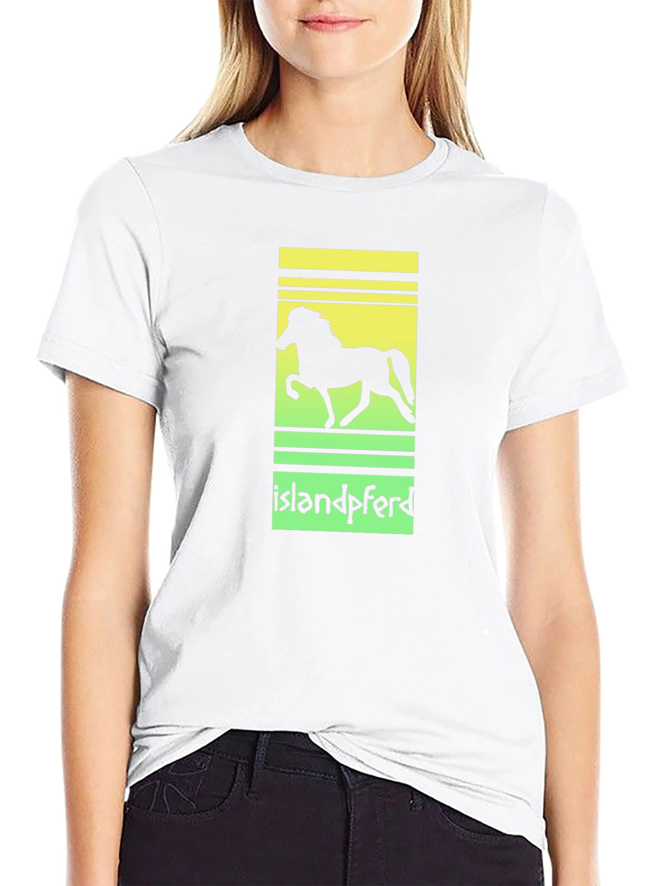Islandpferd Horse Silhouette T-Shirt