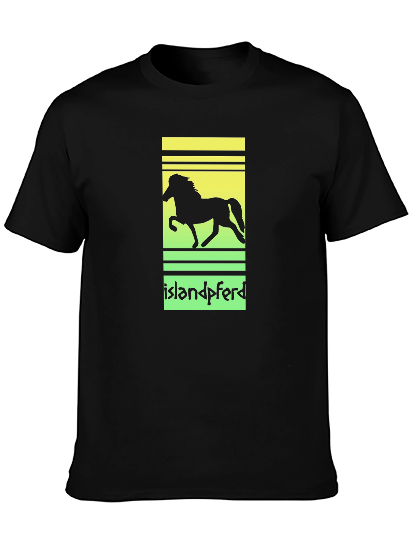 Islandpferd Horse Silhouette T-Shirt