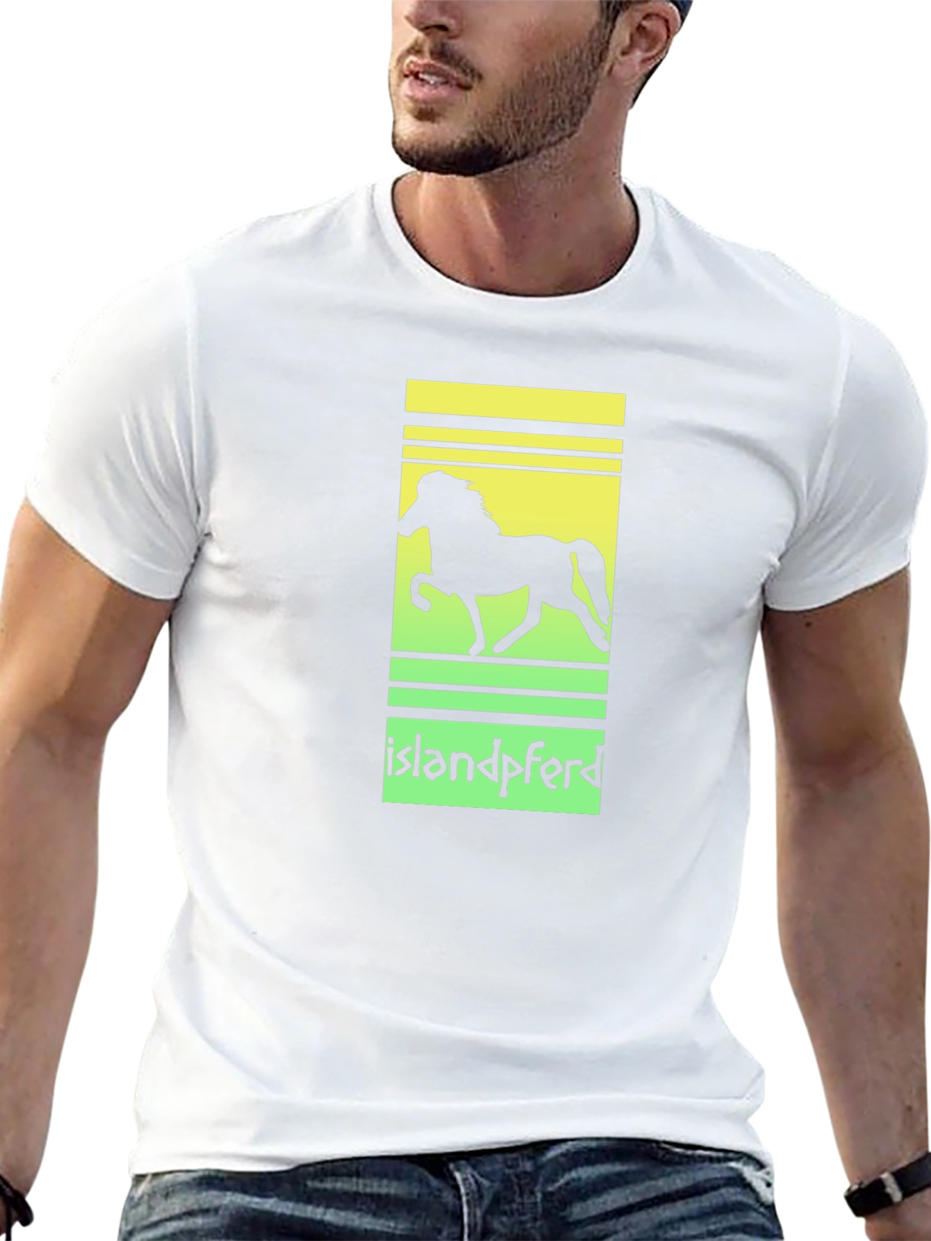 Islandpferd Horse Silhouette T-Shirt
