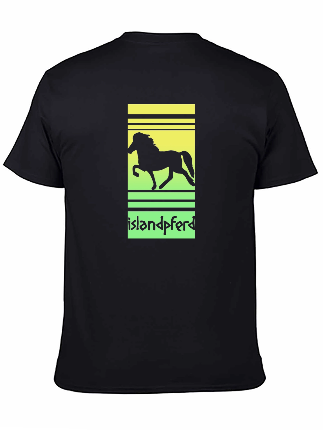 Islandpferd Horse Silhouette T-Shirt