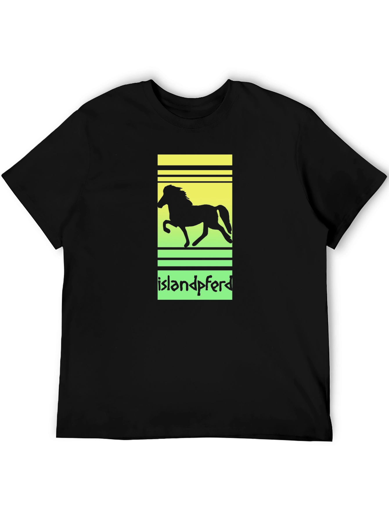 Islandpferd Horse Silhouette T-Shirt