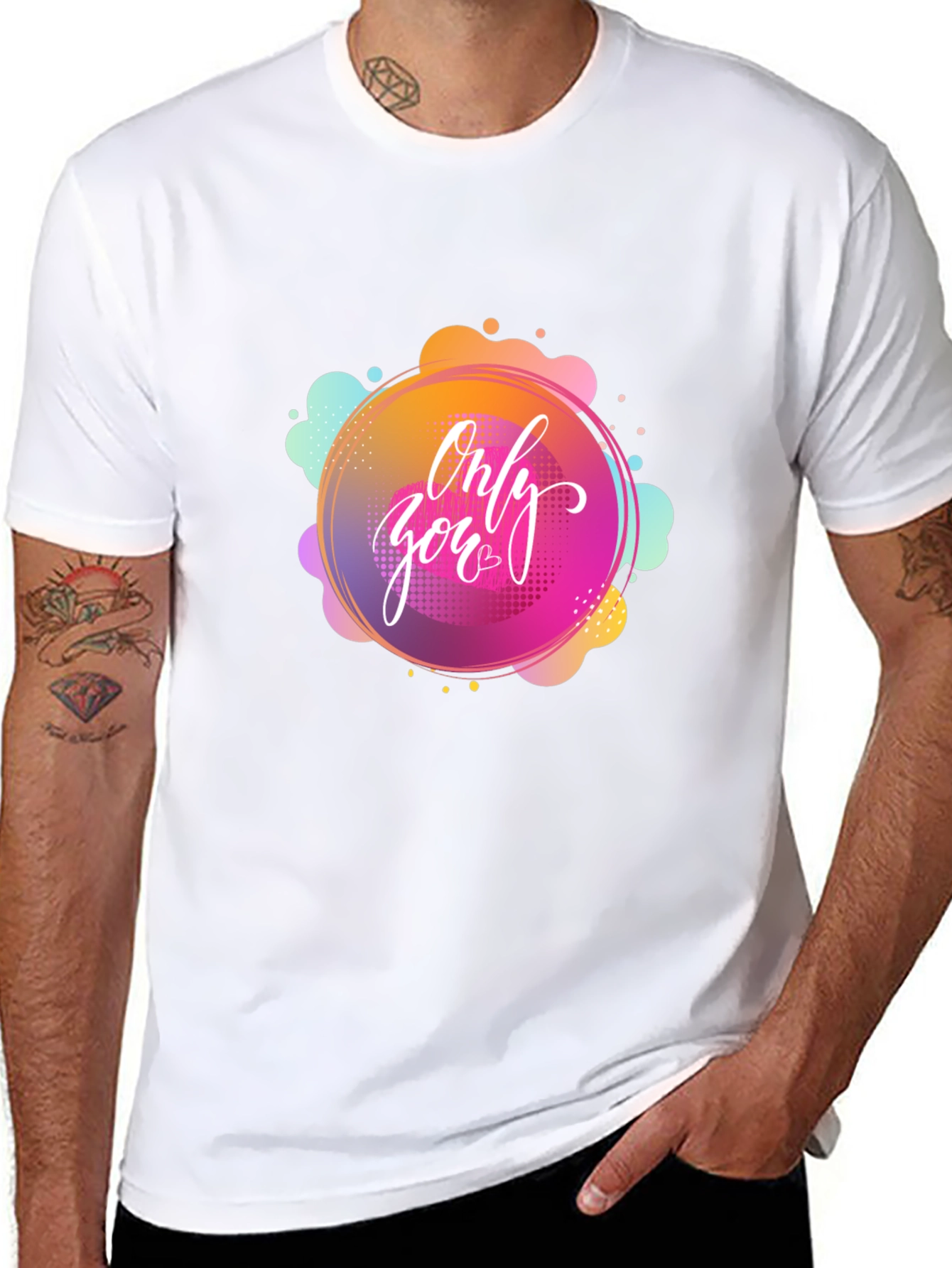 Only You Graphic Black T-Shirt