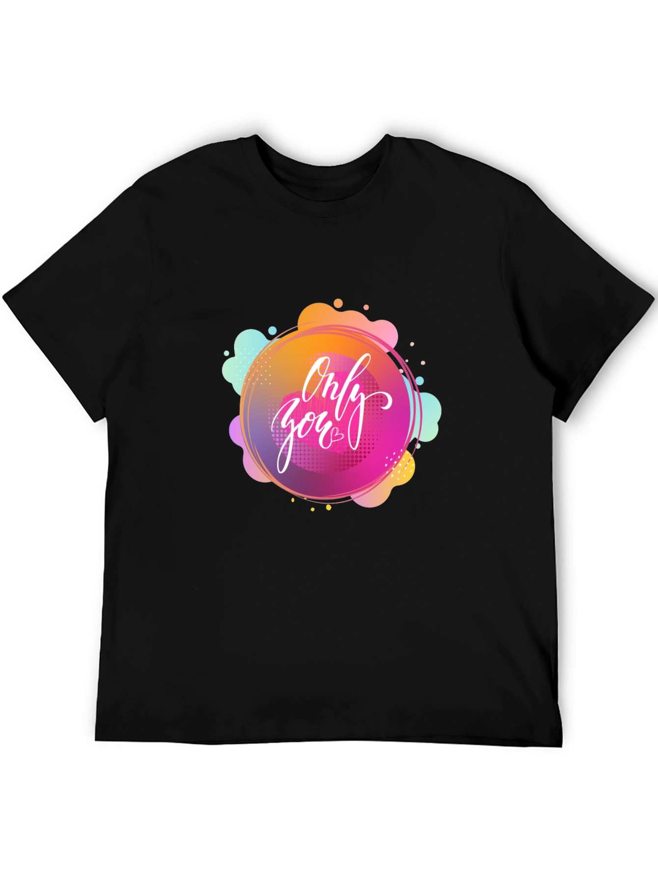 Only You Graphic Black T-Shirt