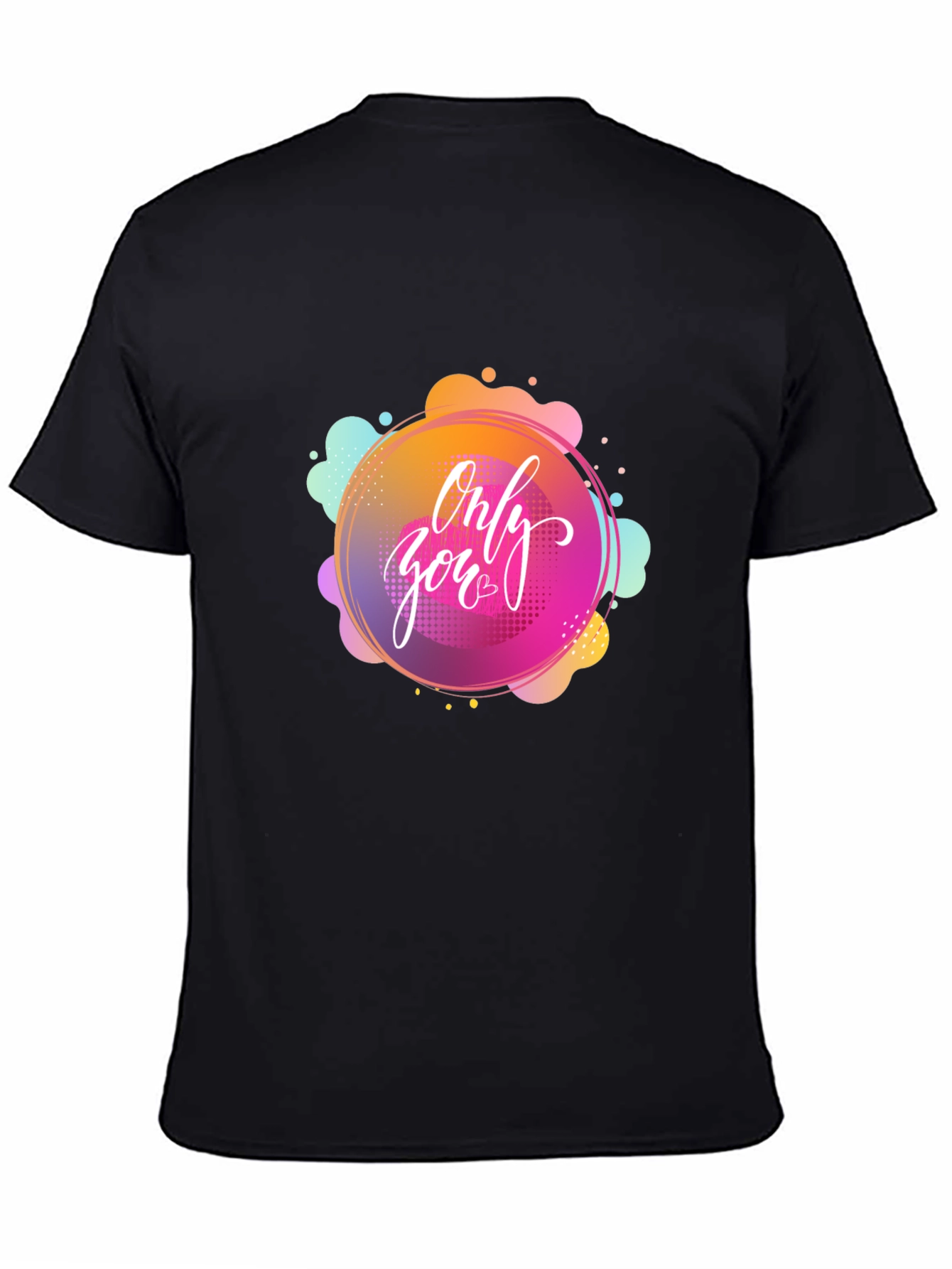 Only You Graphic Black T-Shirt