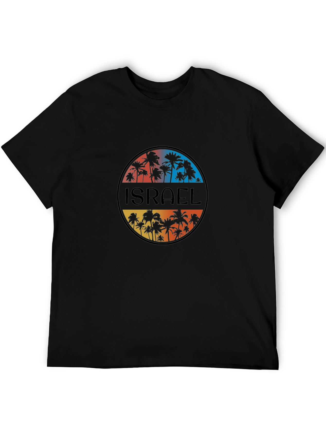 Israel Palm Tree Graphic T-Shirt