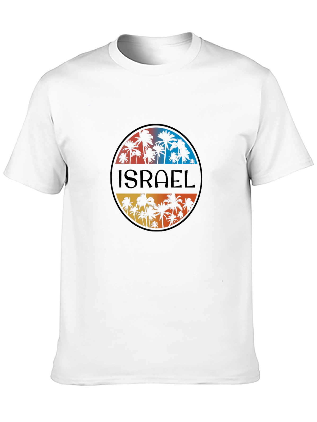 Israel Palm Tree Graphic T-Shirt