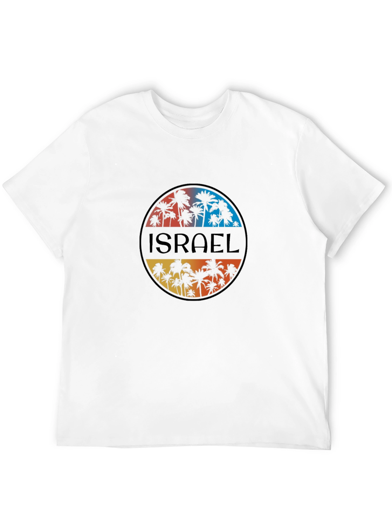 Israel Palm Tree Graphic T-Shirt
