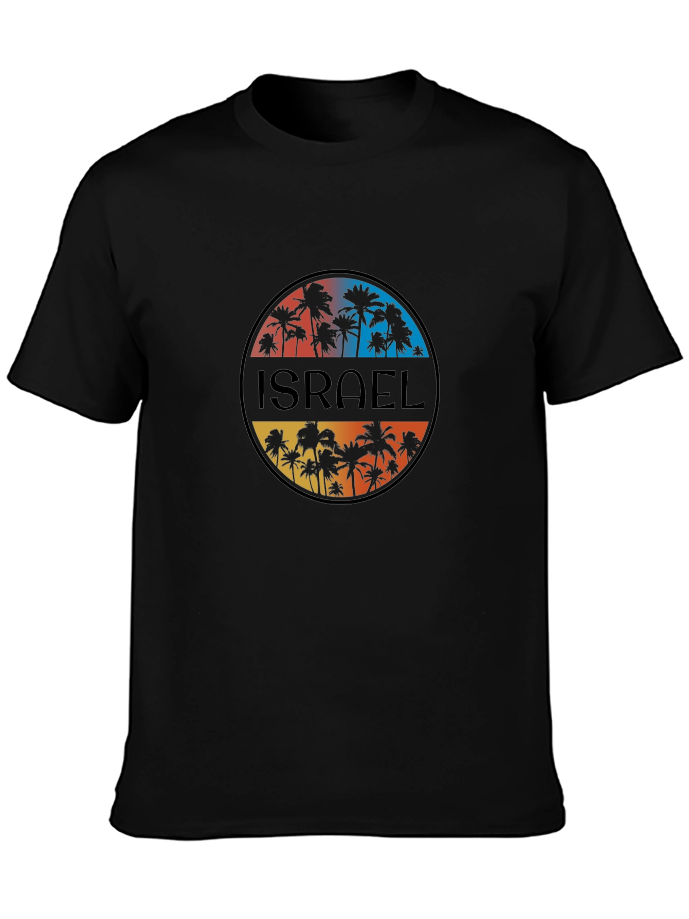 Israel Palm Tree Graphic T-Shirt