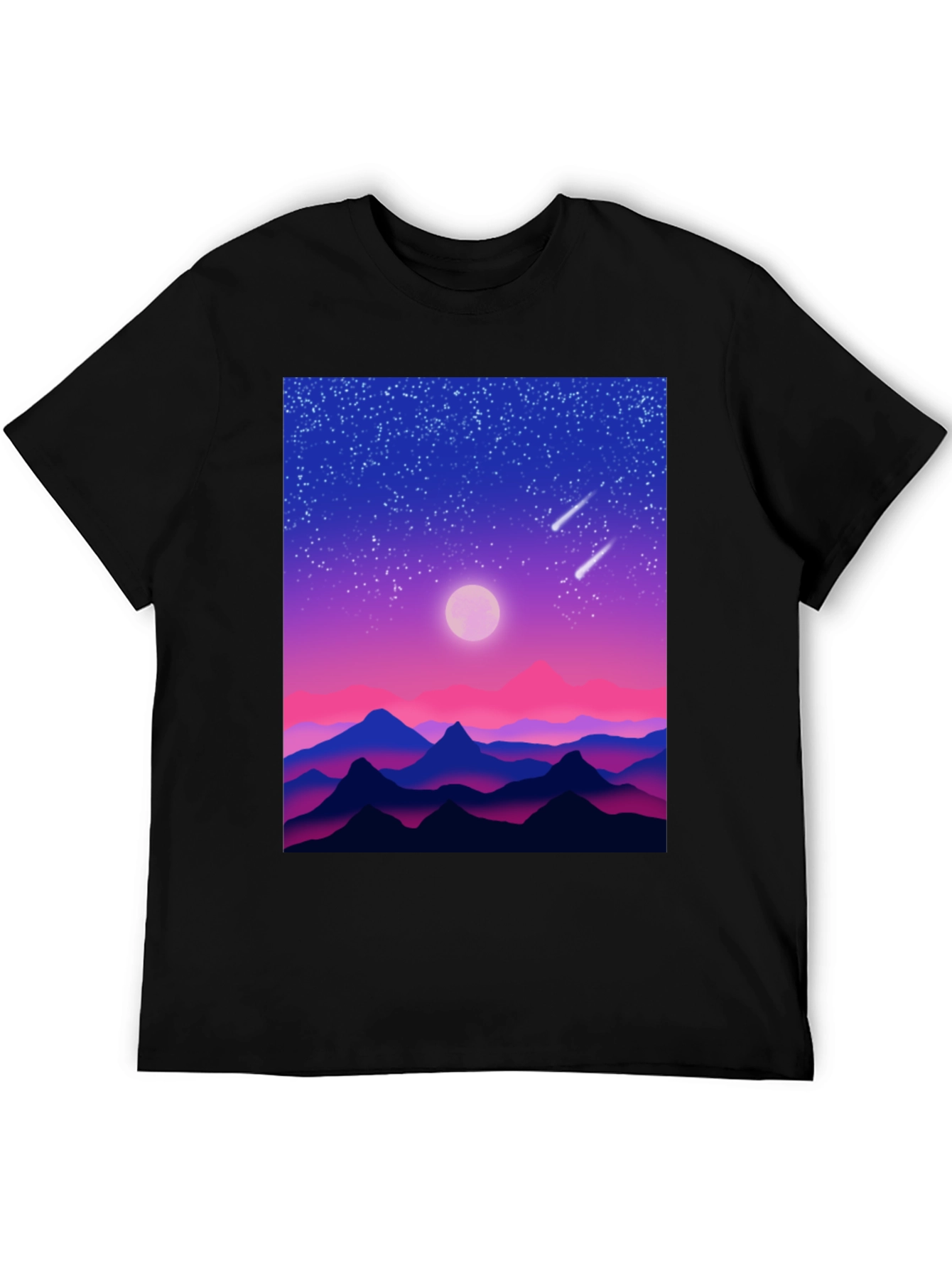 Nightscape Graphic Tee - Stylish Comfort