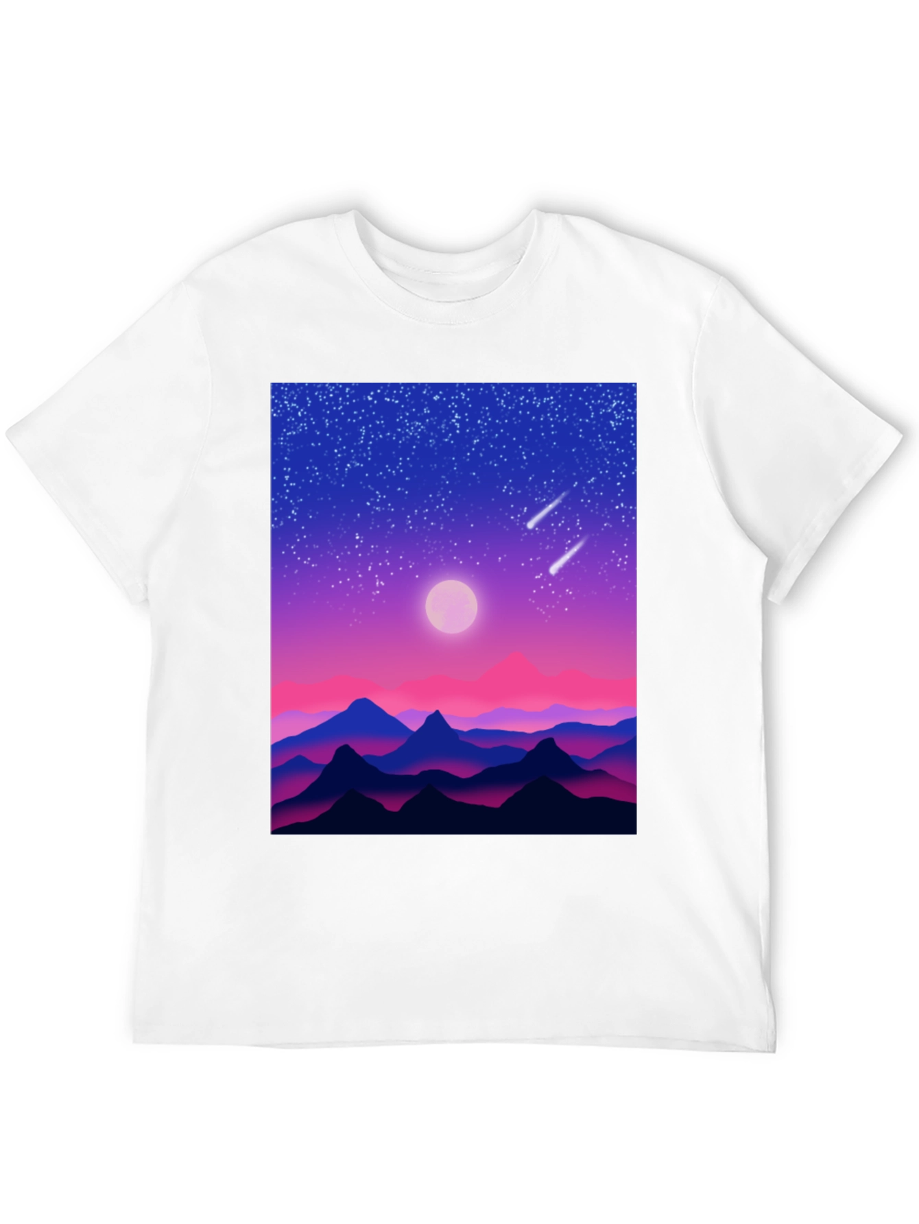 Nightscape Graphic Tee - Stylish Comfort