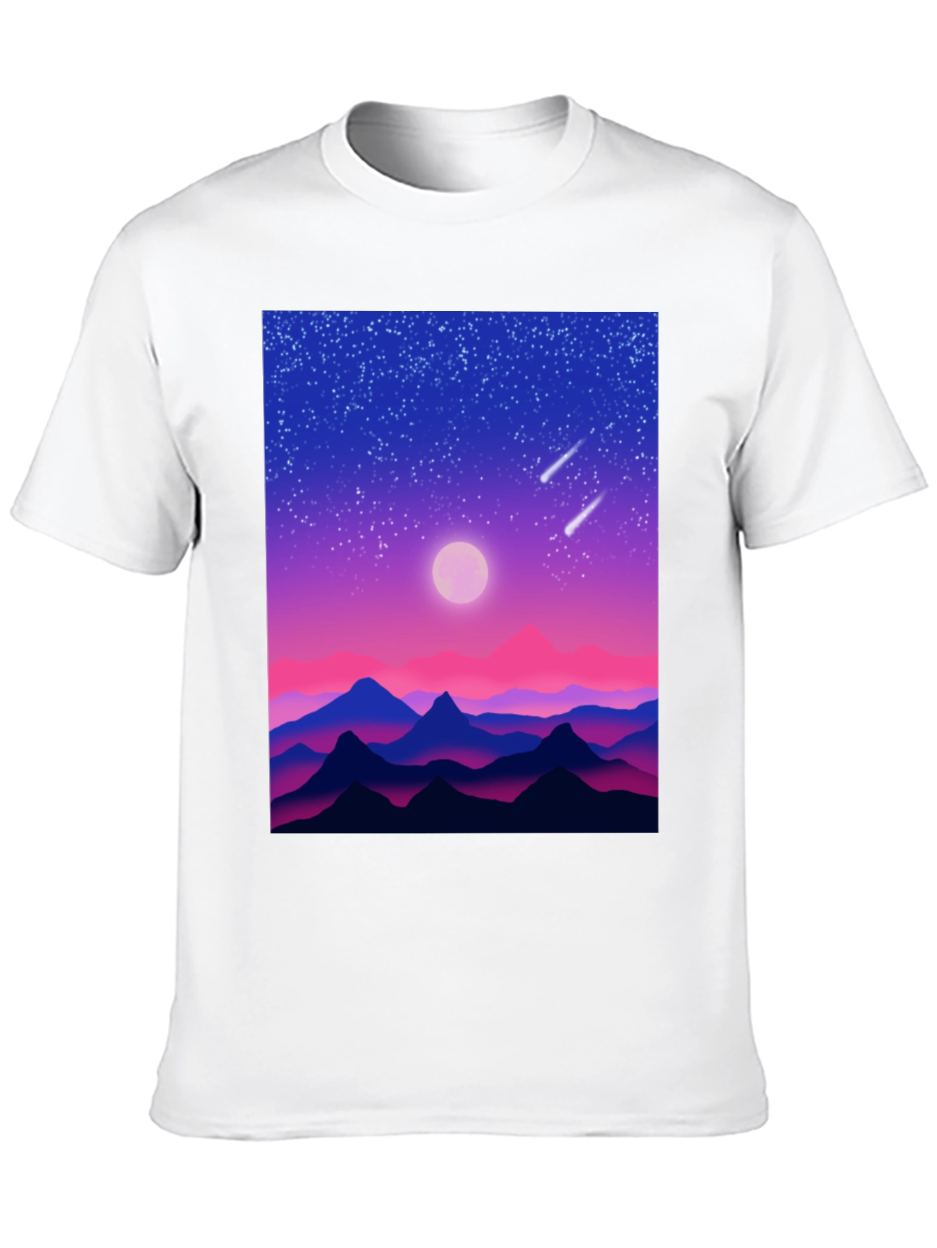 Nightscape Graphic Tee - Stylish Comfort
