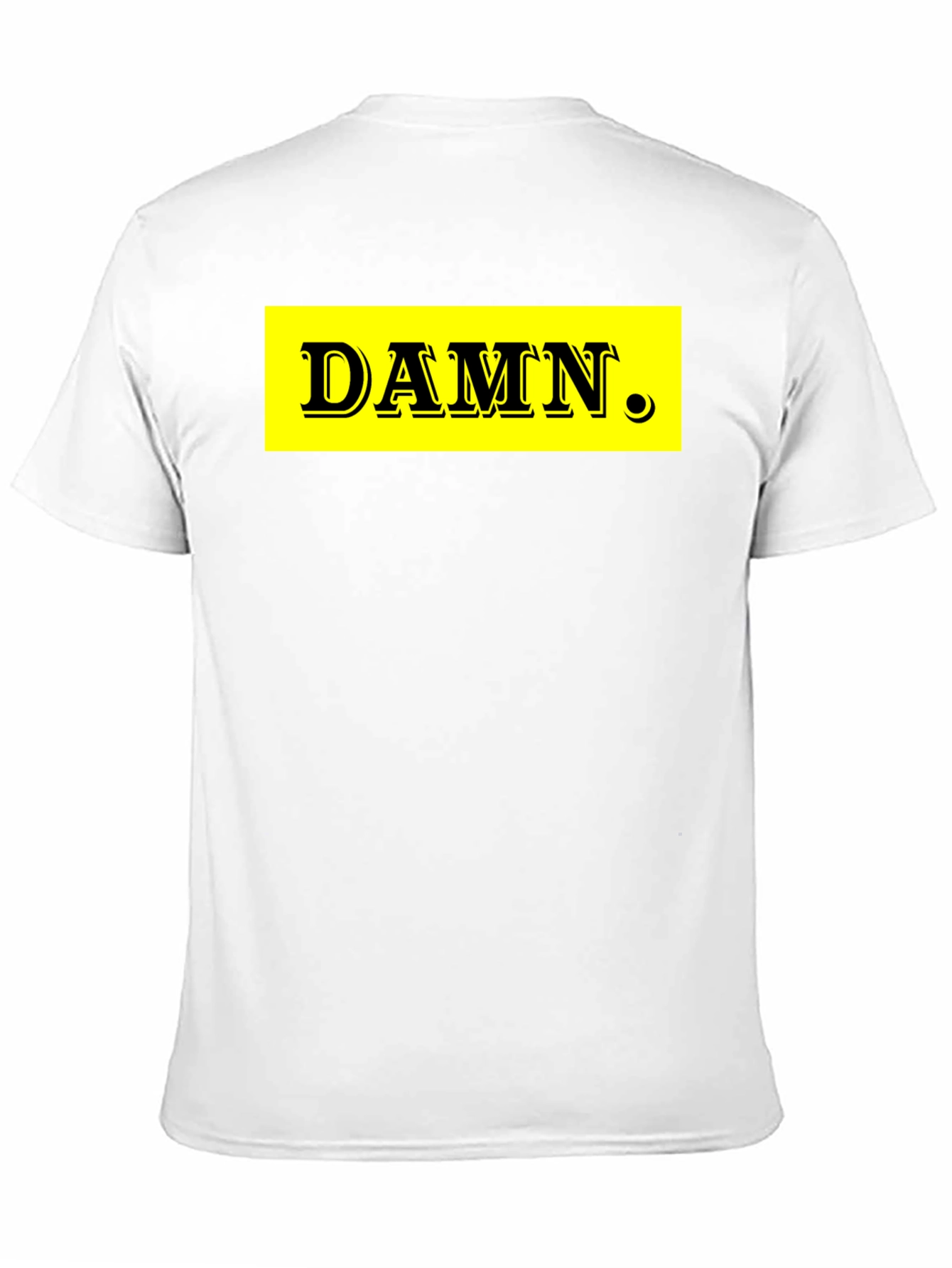 DAMN. Graphic Tee - Black Cotton Blend