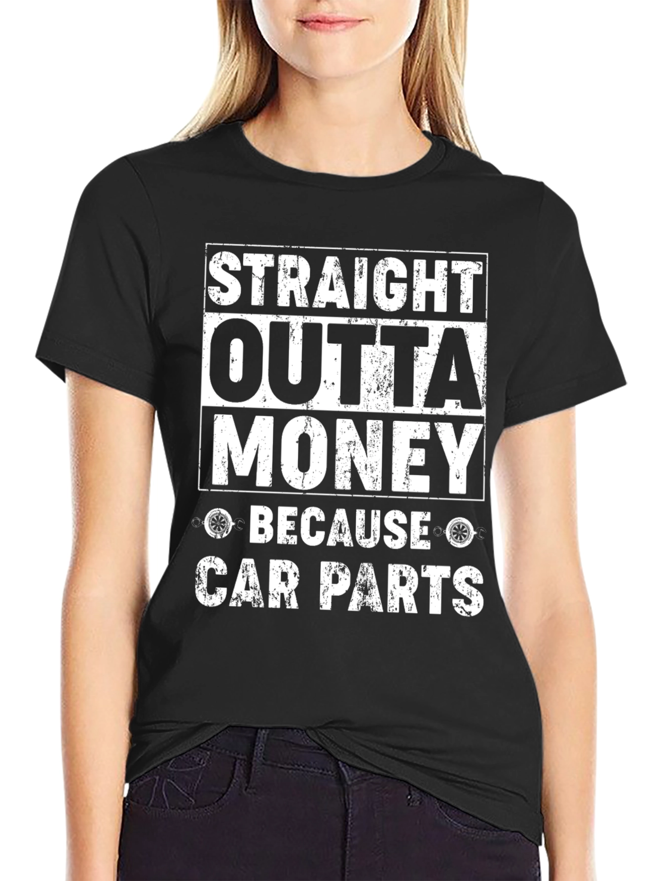 Straight Outta Money Car Parts T-Shirt