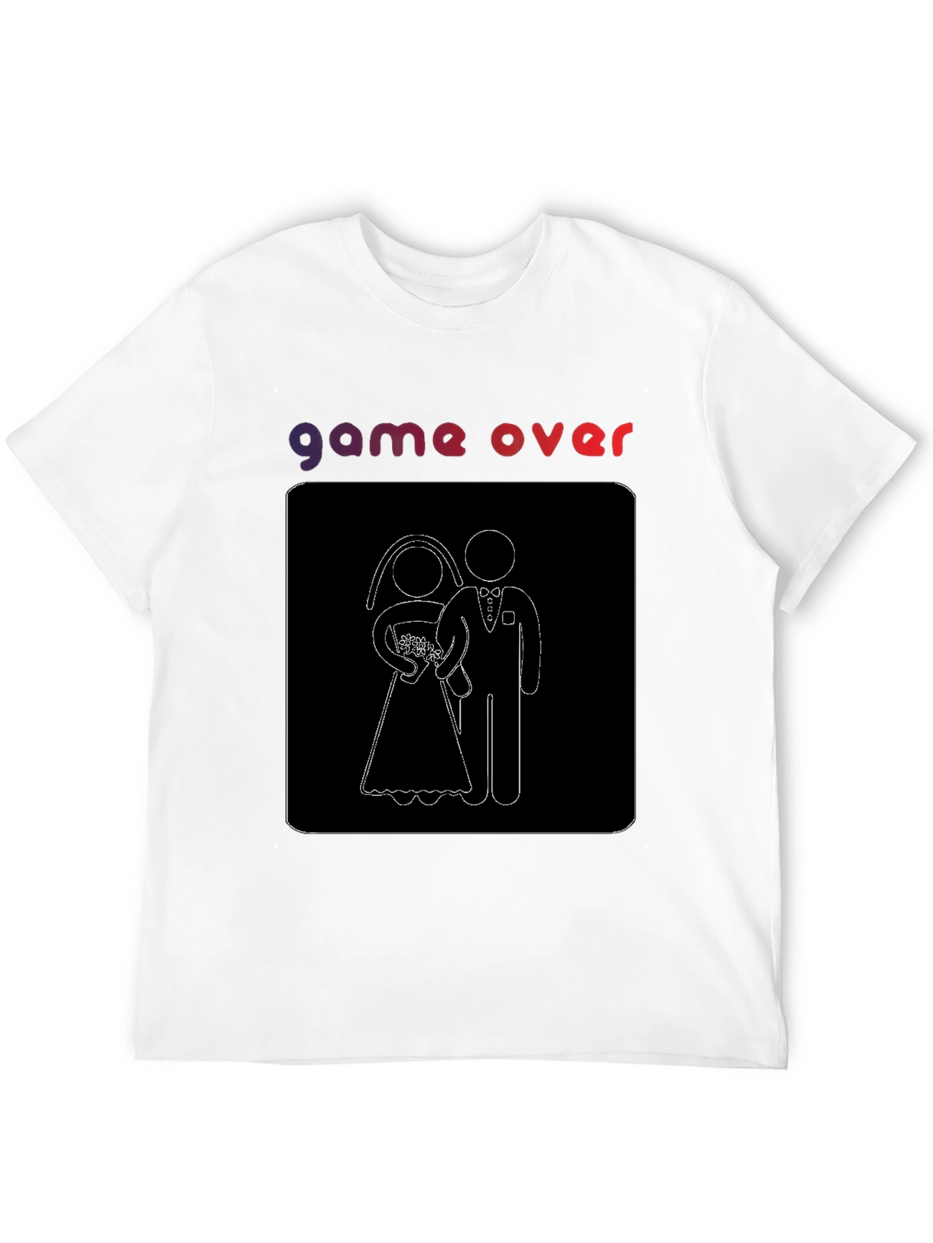 Game Over Wedding T-Shirt - Funny Groom Tee