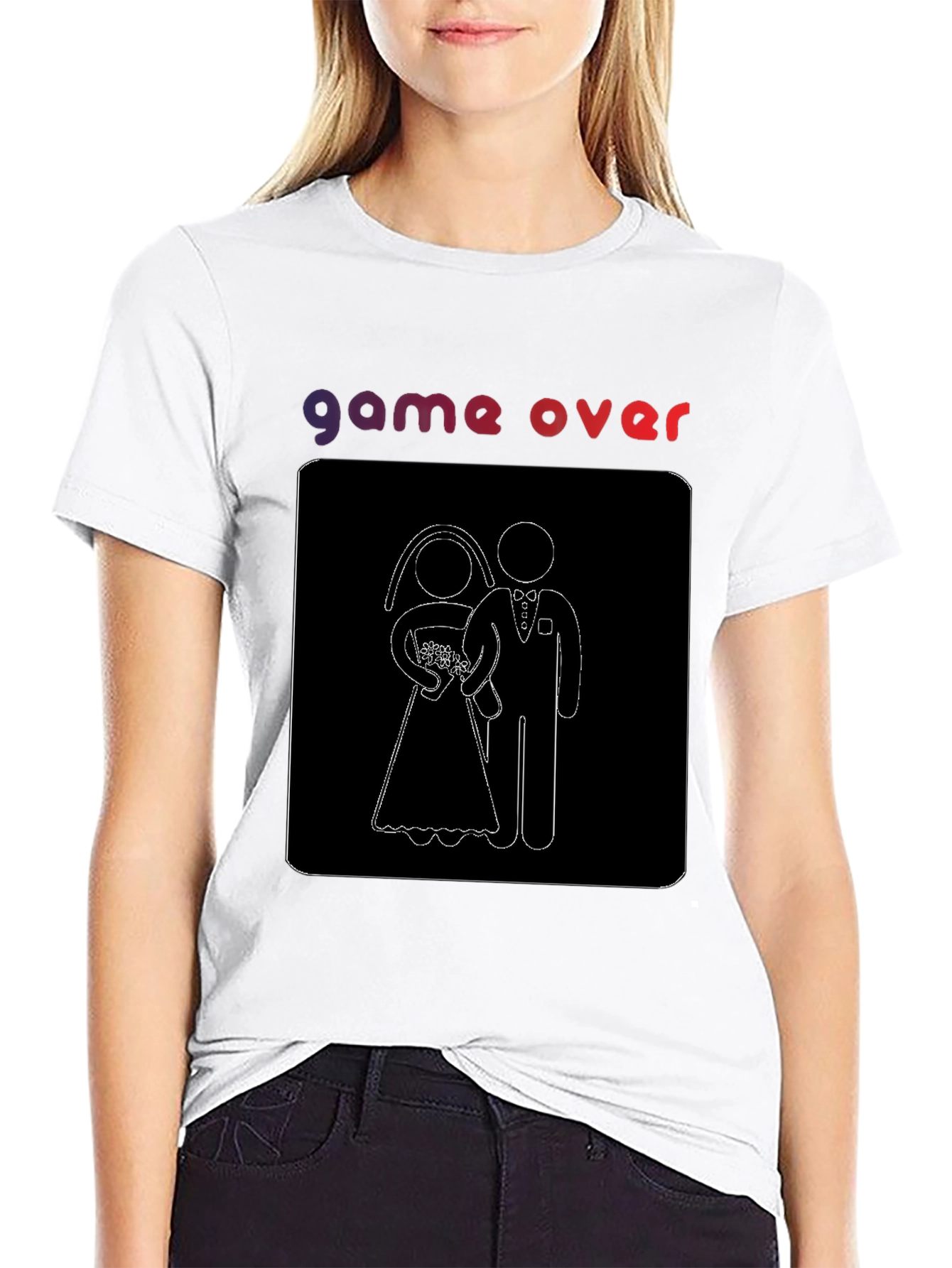 Game Over Wedding T-Shirt - Funny Groom Tee