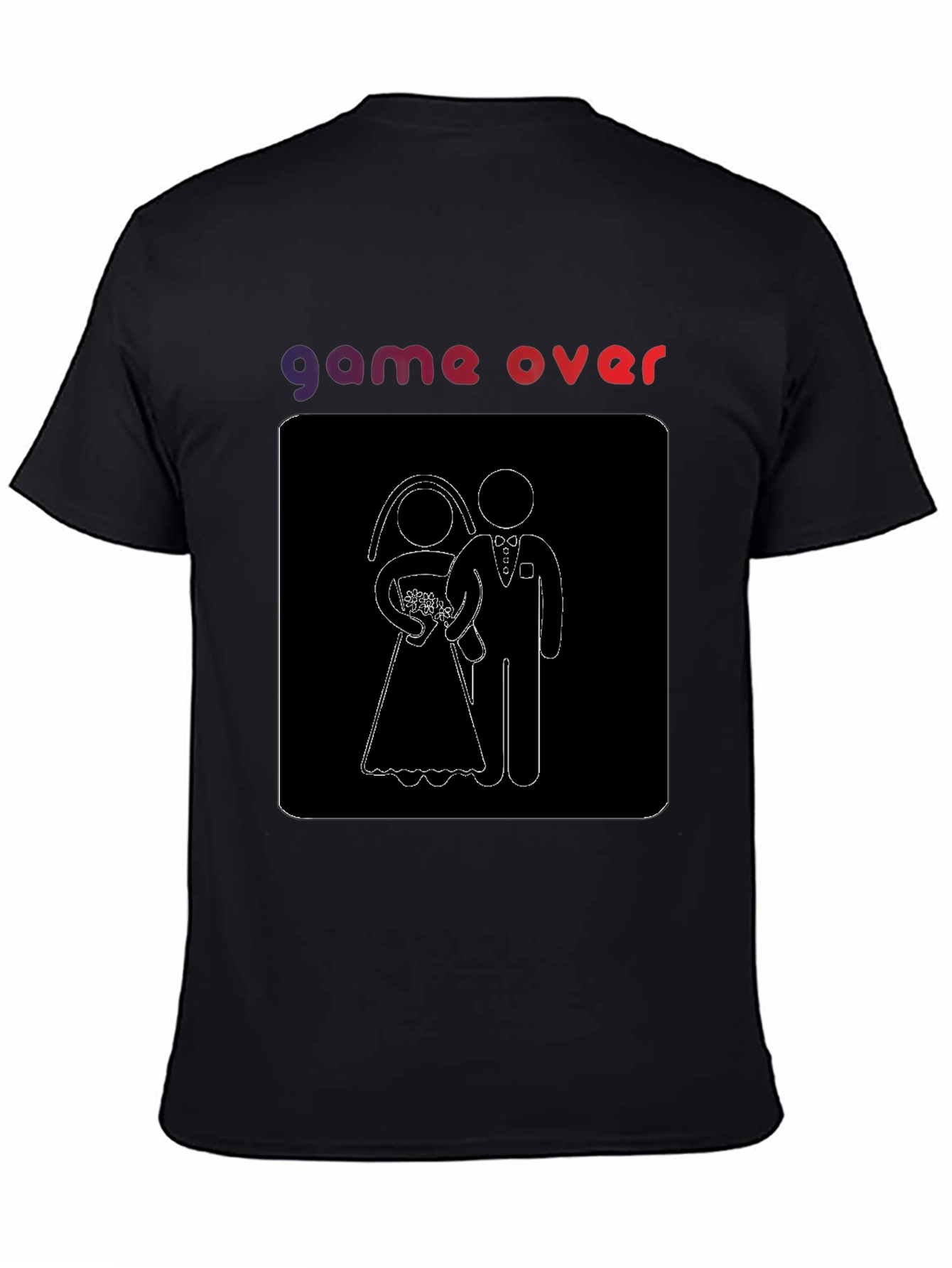 Game Over Wedding T-Shirt - Funny Groom Tee