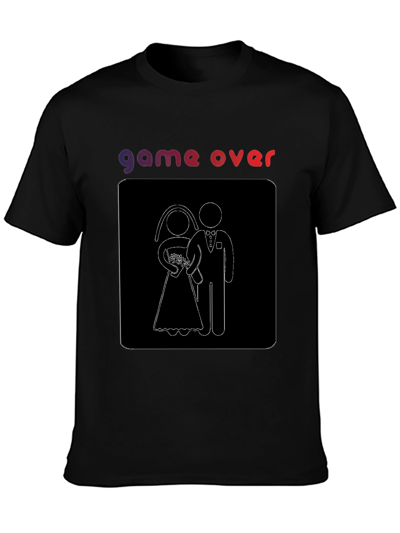 Game Over Wedding T-Shirt - Funny Groom Tee