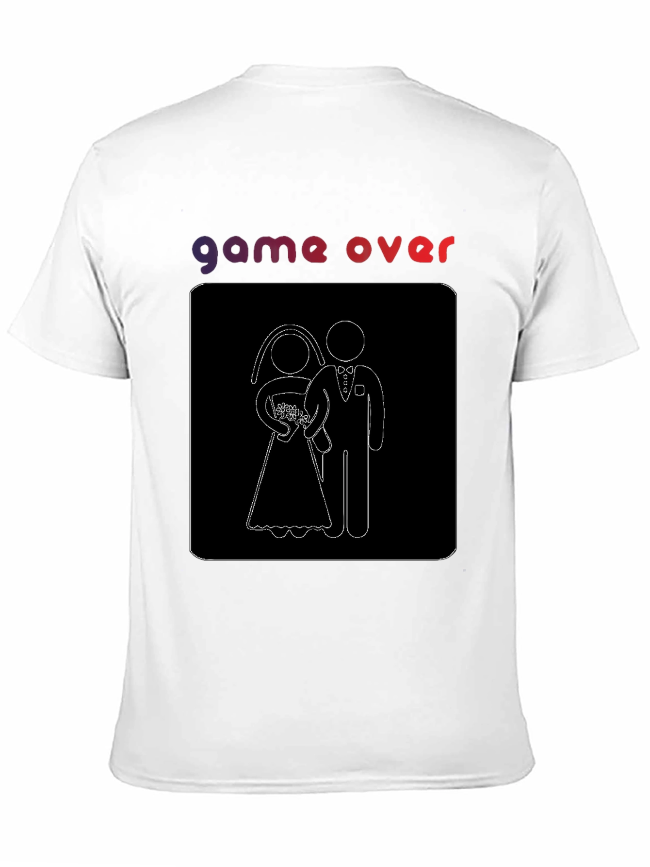 Game Over Wedding T-Shirt - Funny Groom Tee