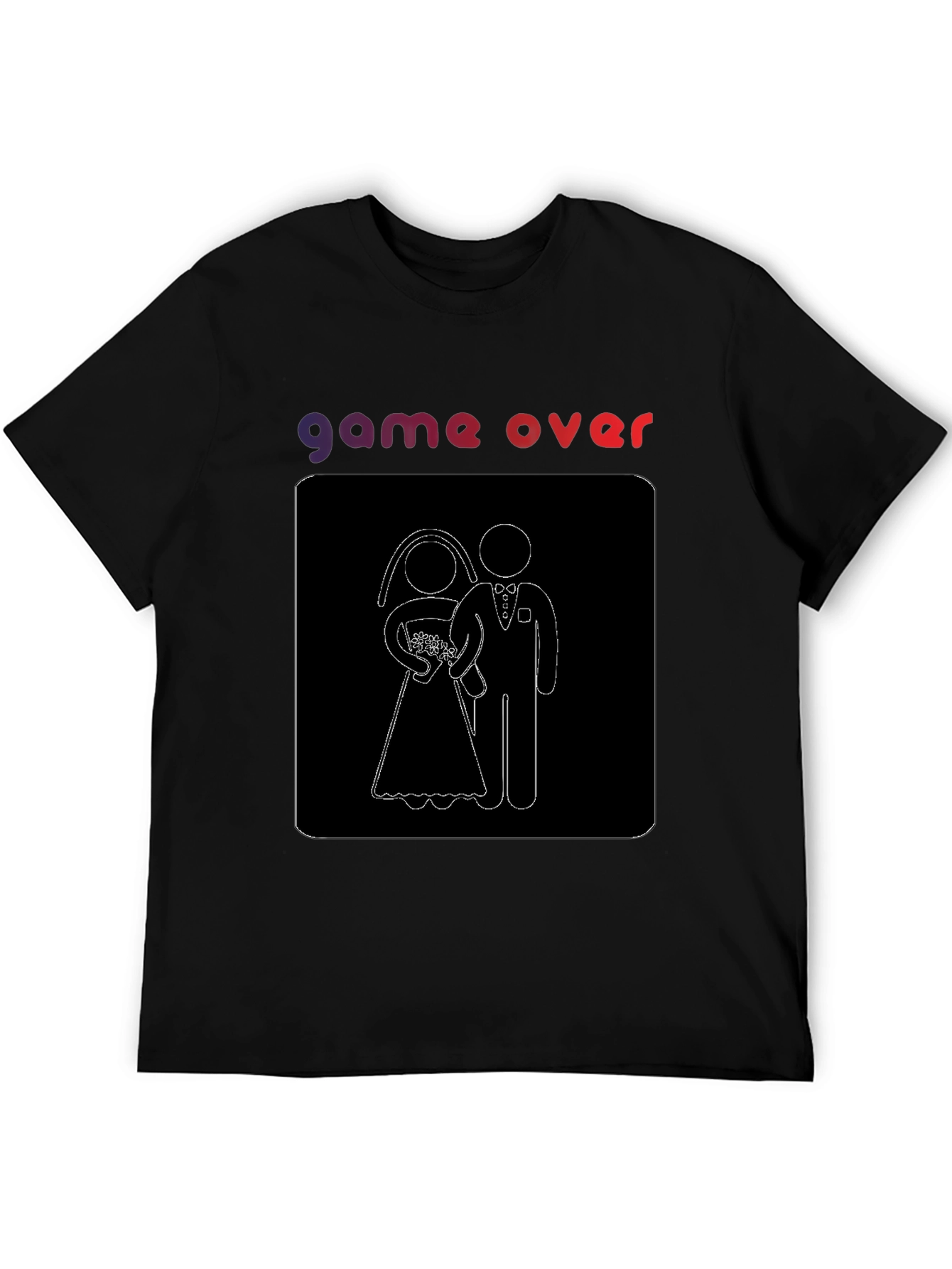 Game Over Wedding T-Shirt - Funny Groom Tee