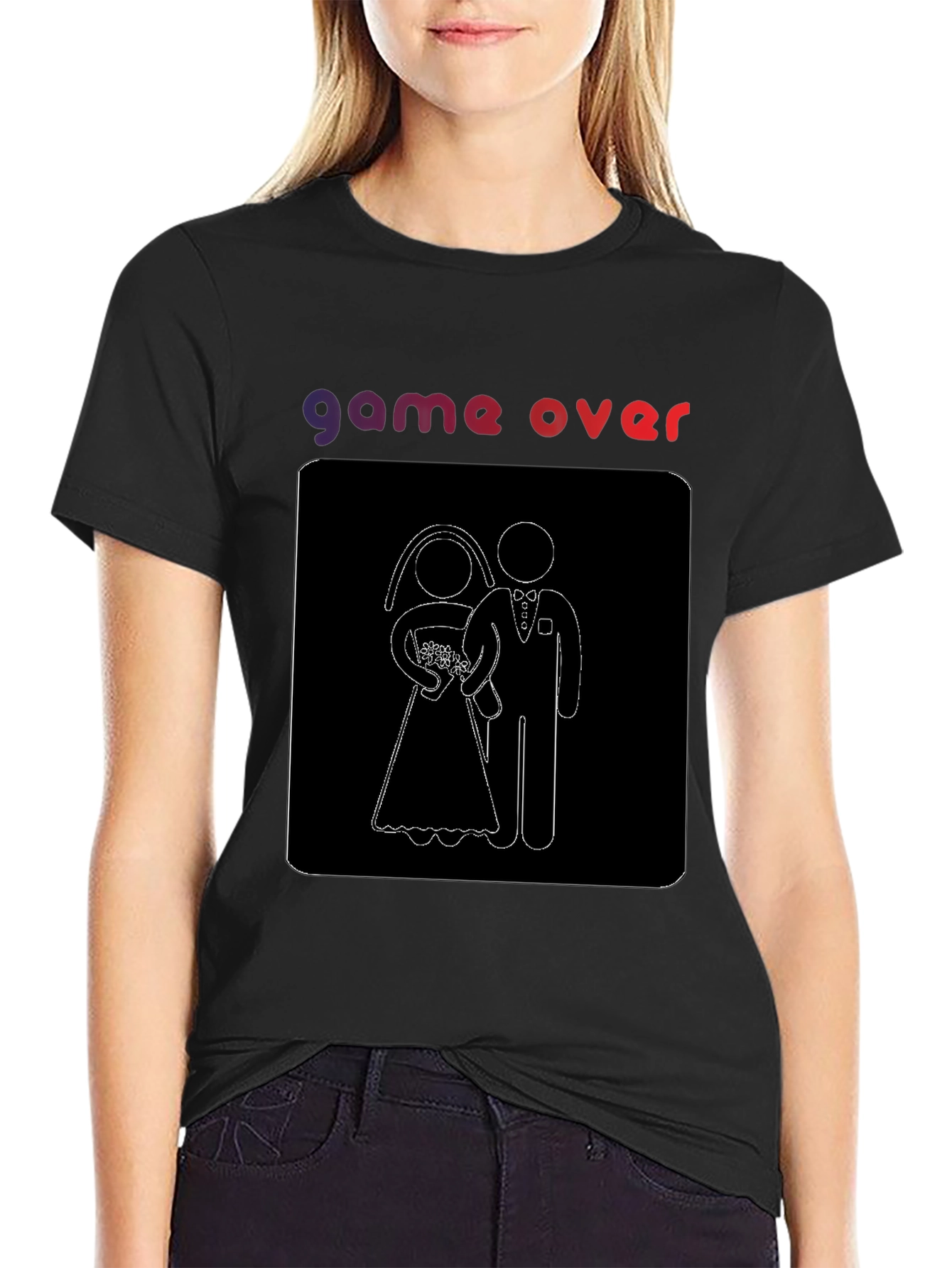 Game Over Wedding T-Shirt - Funny Groom Tee