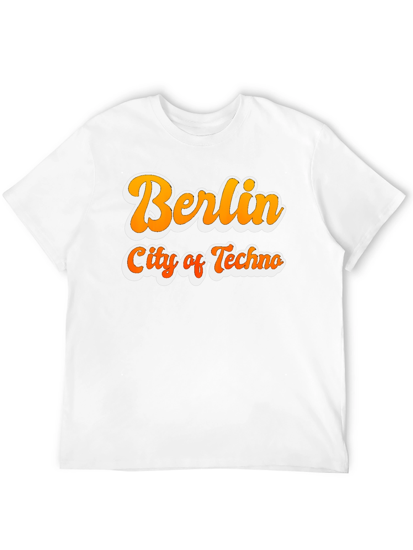 Berlin City of Techno Graphic T-Shirt - Black