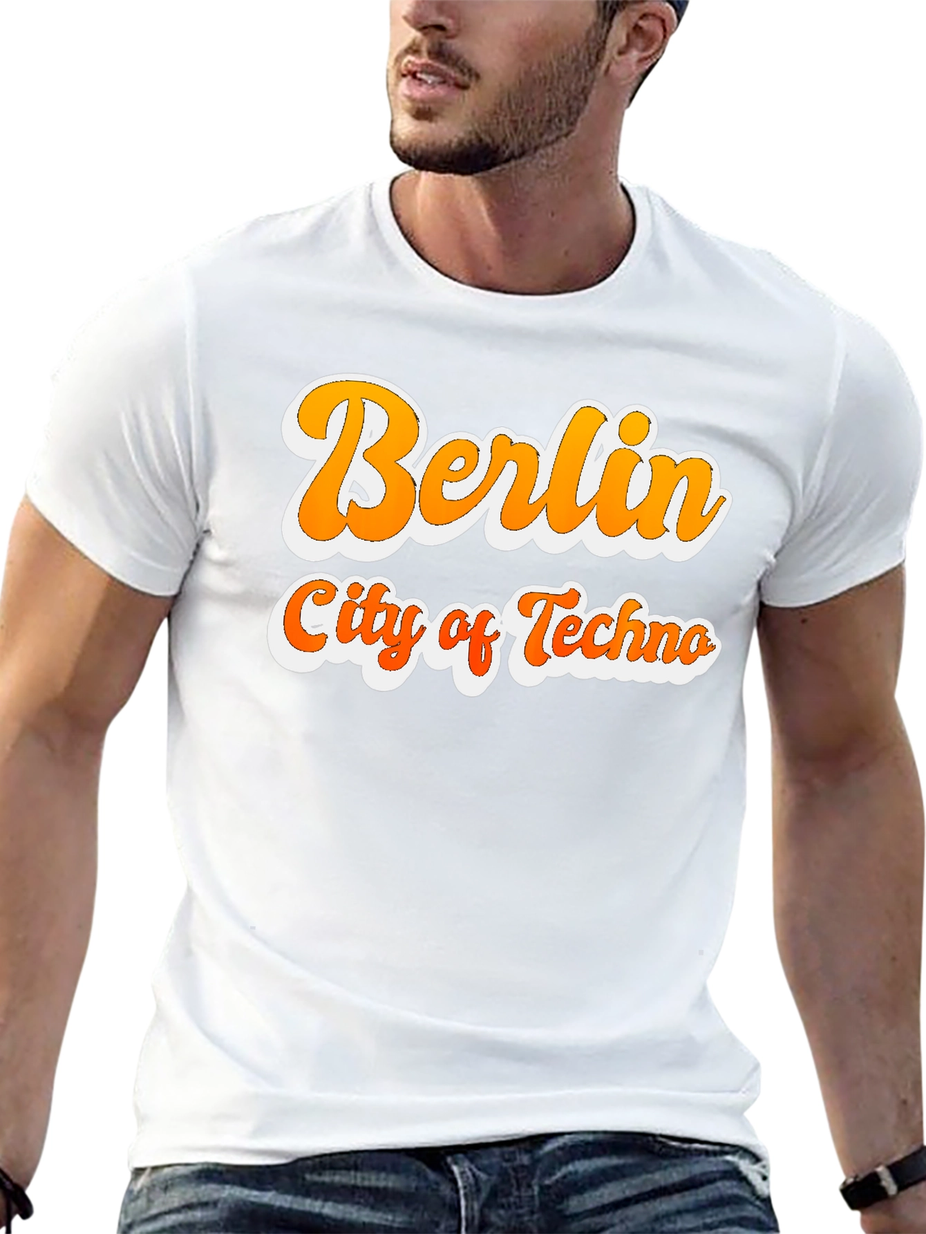 Berlin City of Techno Graphic T-Shirt - Black