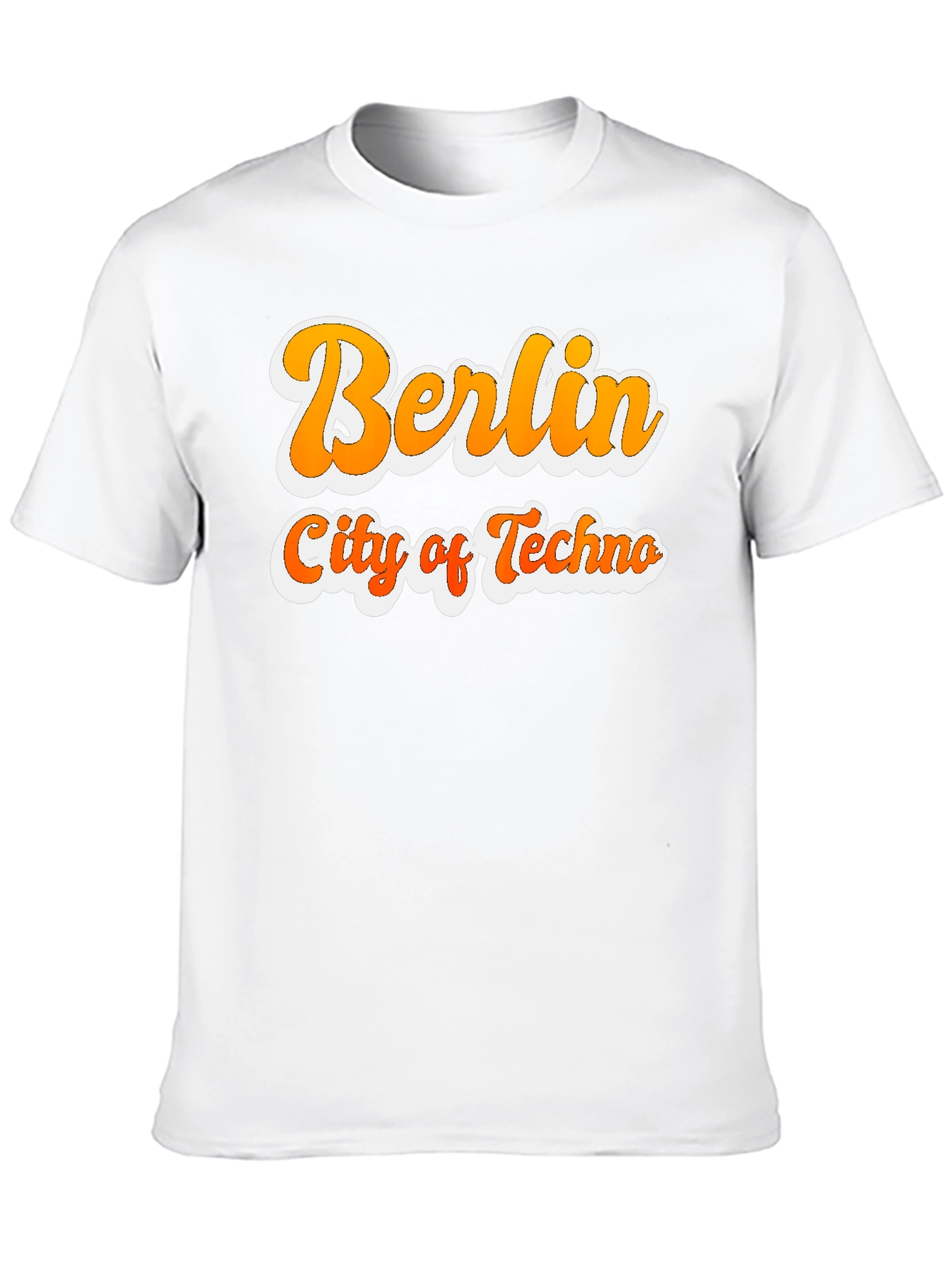 Berlin City of Techno Graphic T-Shirt - Black