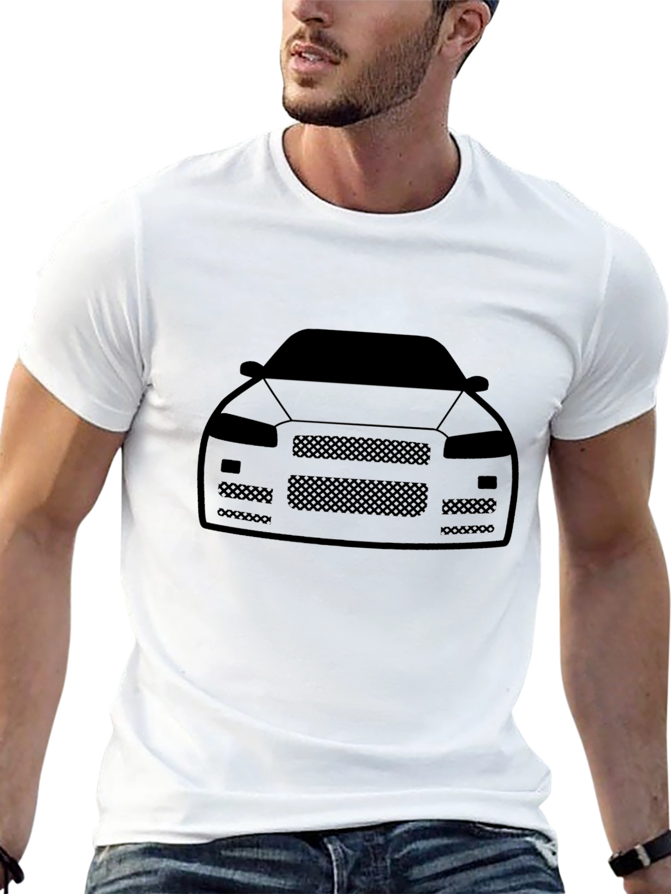 Nissan Skyline R34 Front View Graphic Tee