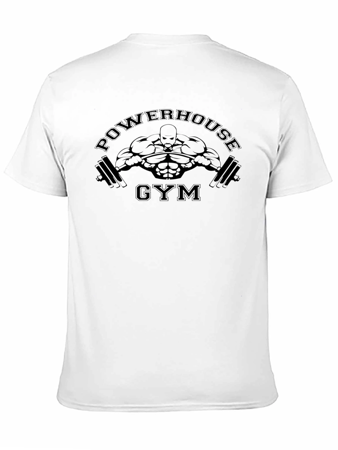 Powerhouse Gym Graphic T-Shirt Black