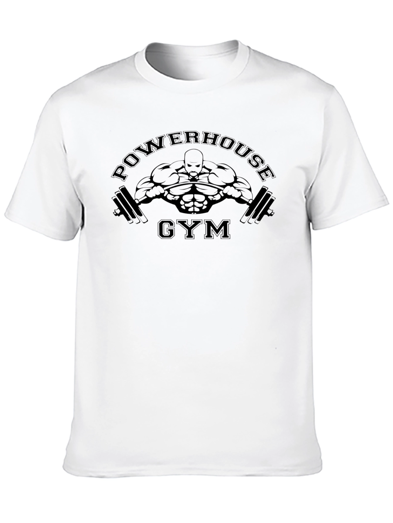 Powerhouse Gym Graphic T-Shirt Black