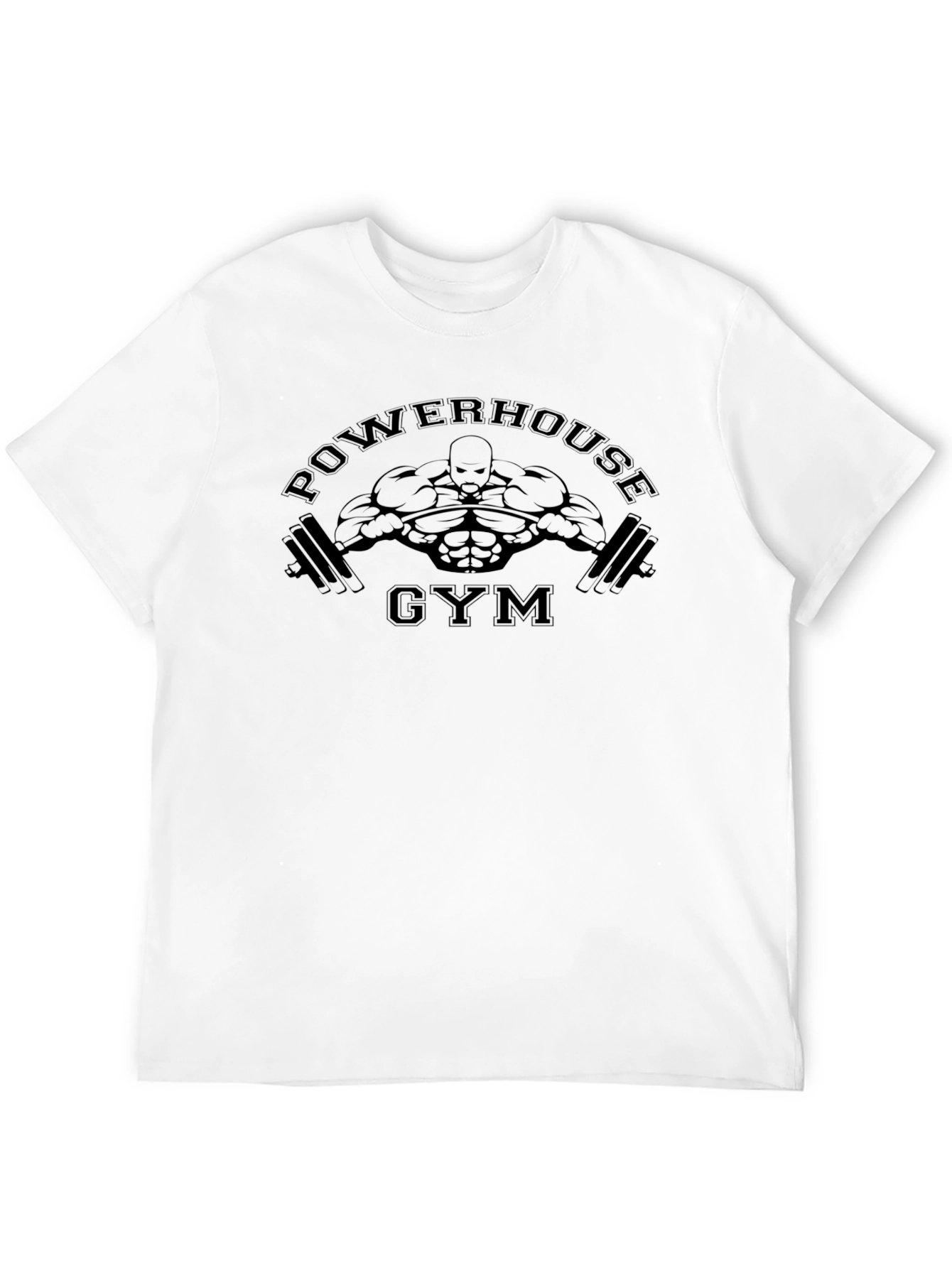 Powerhouse Gym Graphic T-Shirt Black
