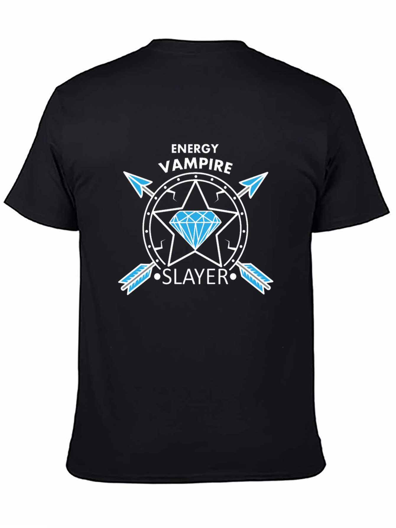 Energy Vampire Slayer T-Shirt - Unique Graphic Tee