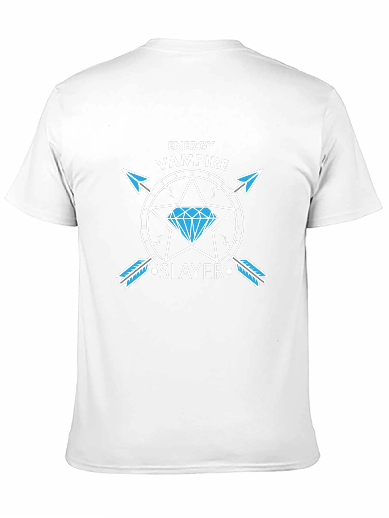 Energy Vampire Slayer T-Shirt - Unique Graphic Tee