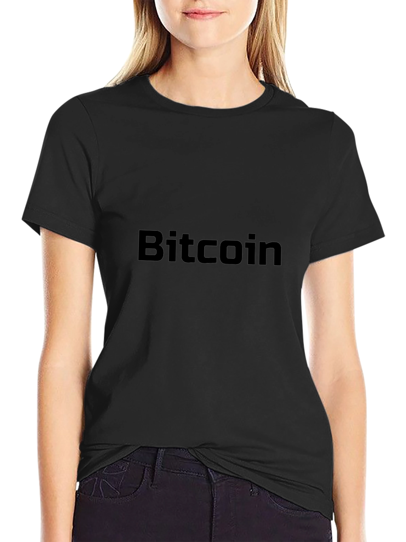 Bitcoin Black T-Shirt Crypto Currency Tee
