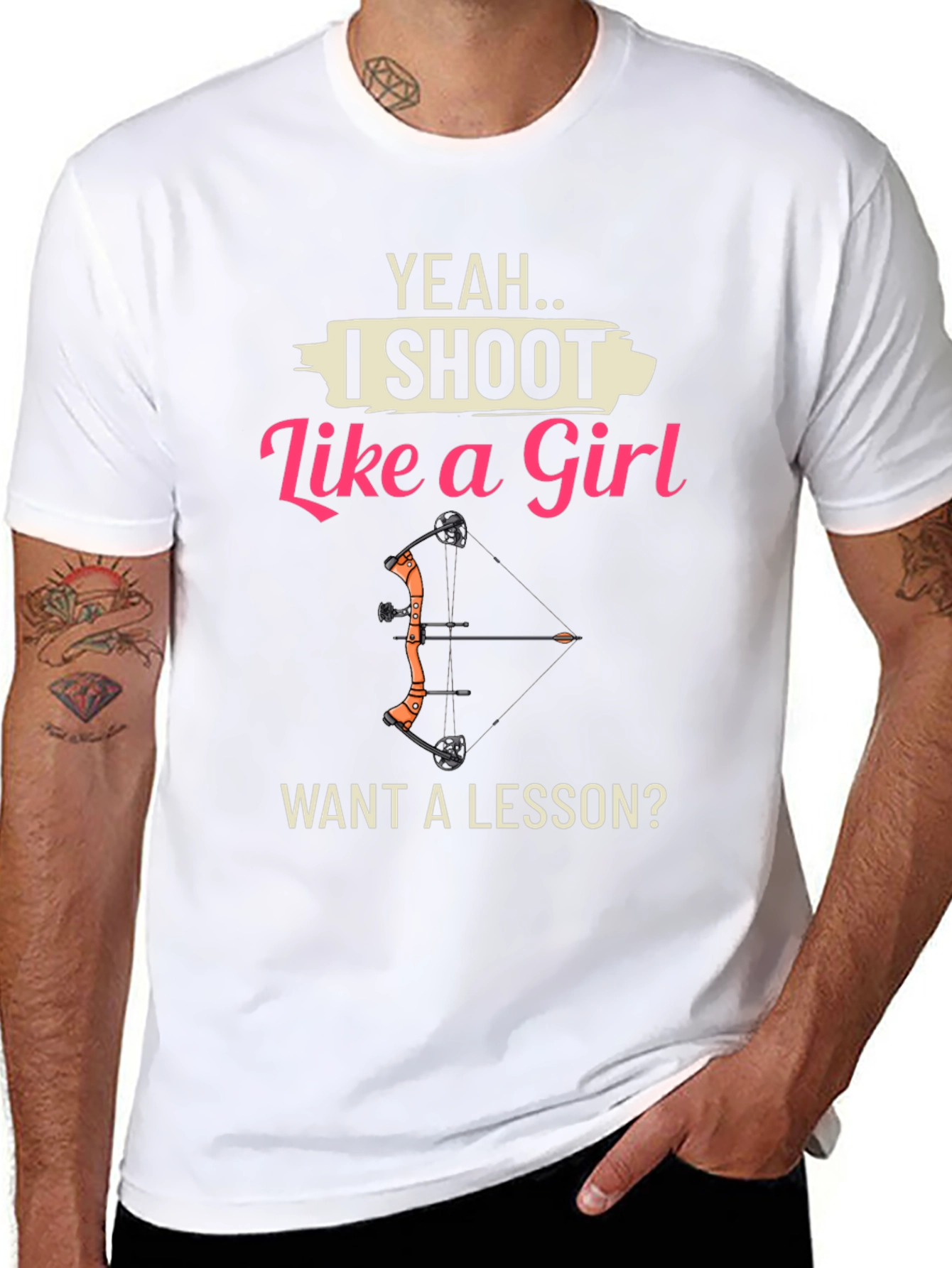 I Shoot Like a Girl T-Shirt - Archery Gift