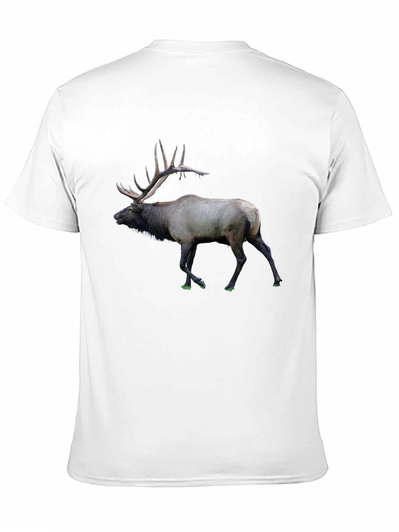 Elk Graphic Print T-Shirt