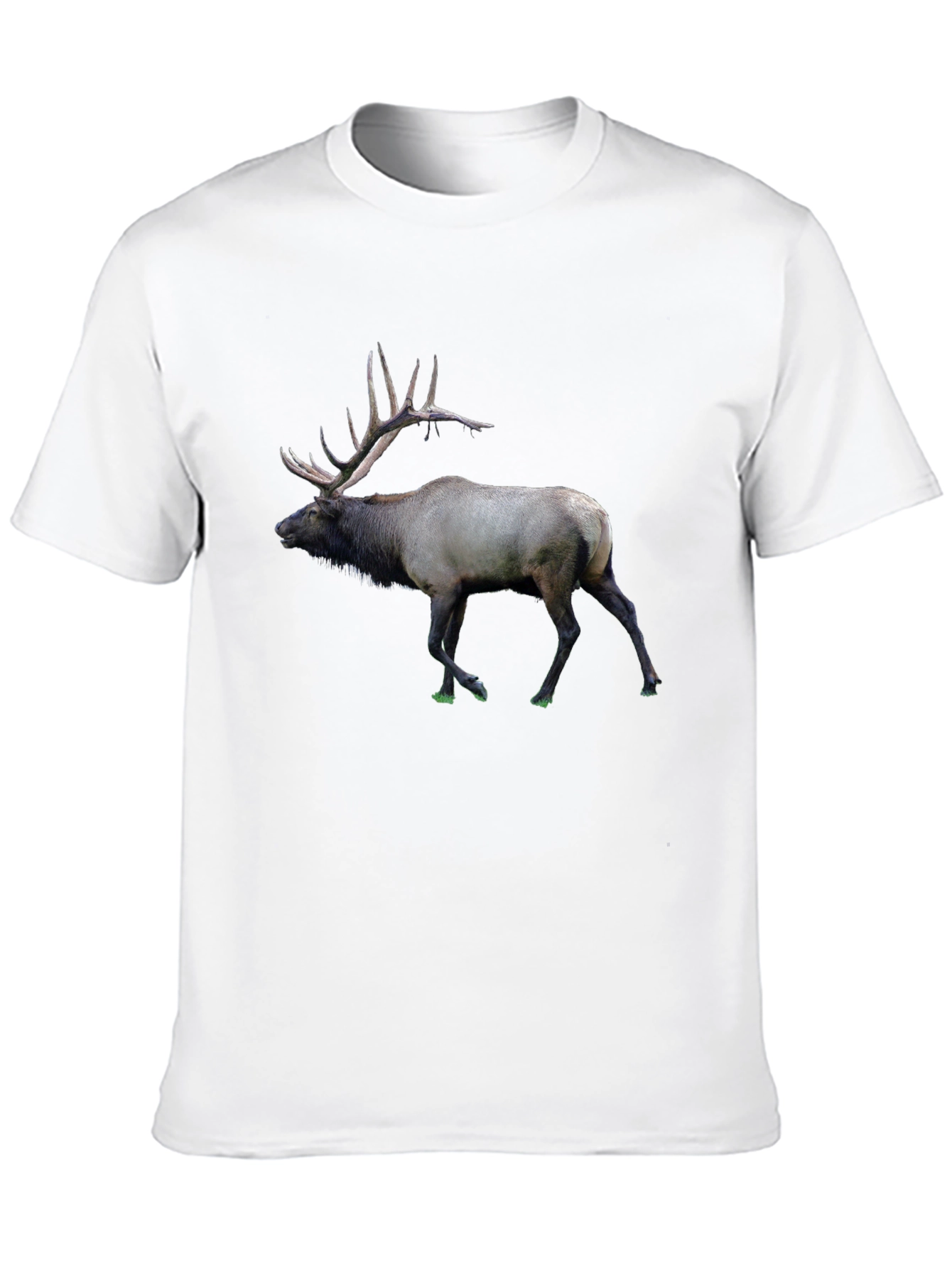Elk Graphic Print T-Shirt