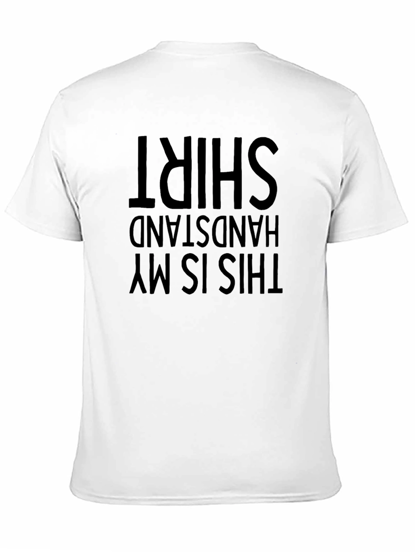 Handstand Shirt - Mens Black Graphic Tee