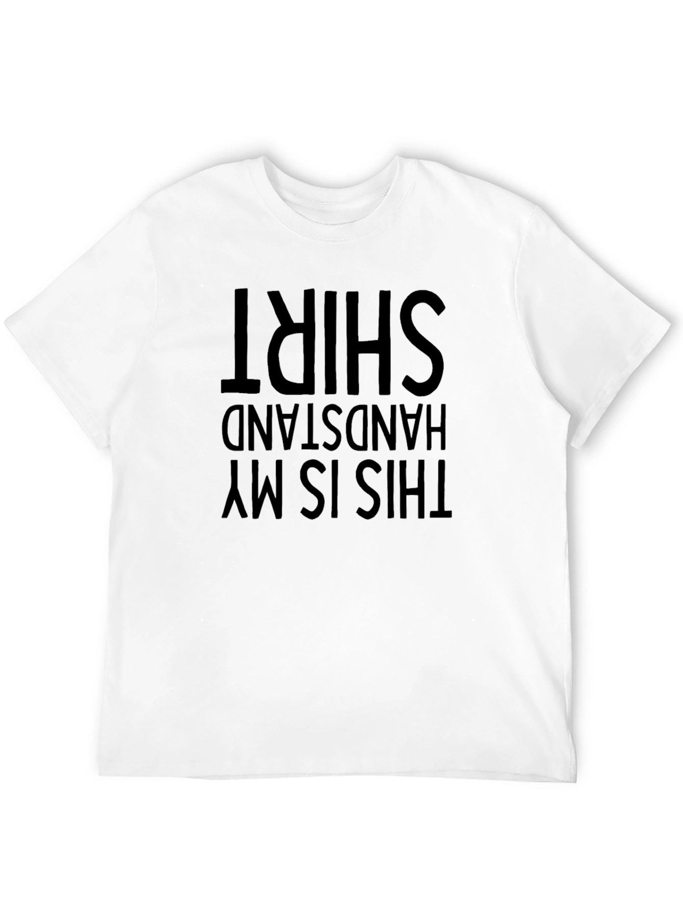 Handstand Shirt - Mens Black Graphic Tee