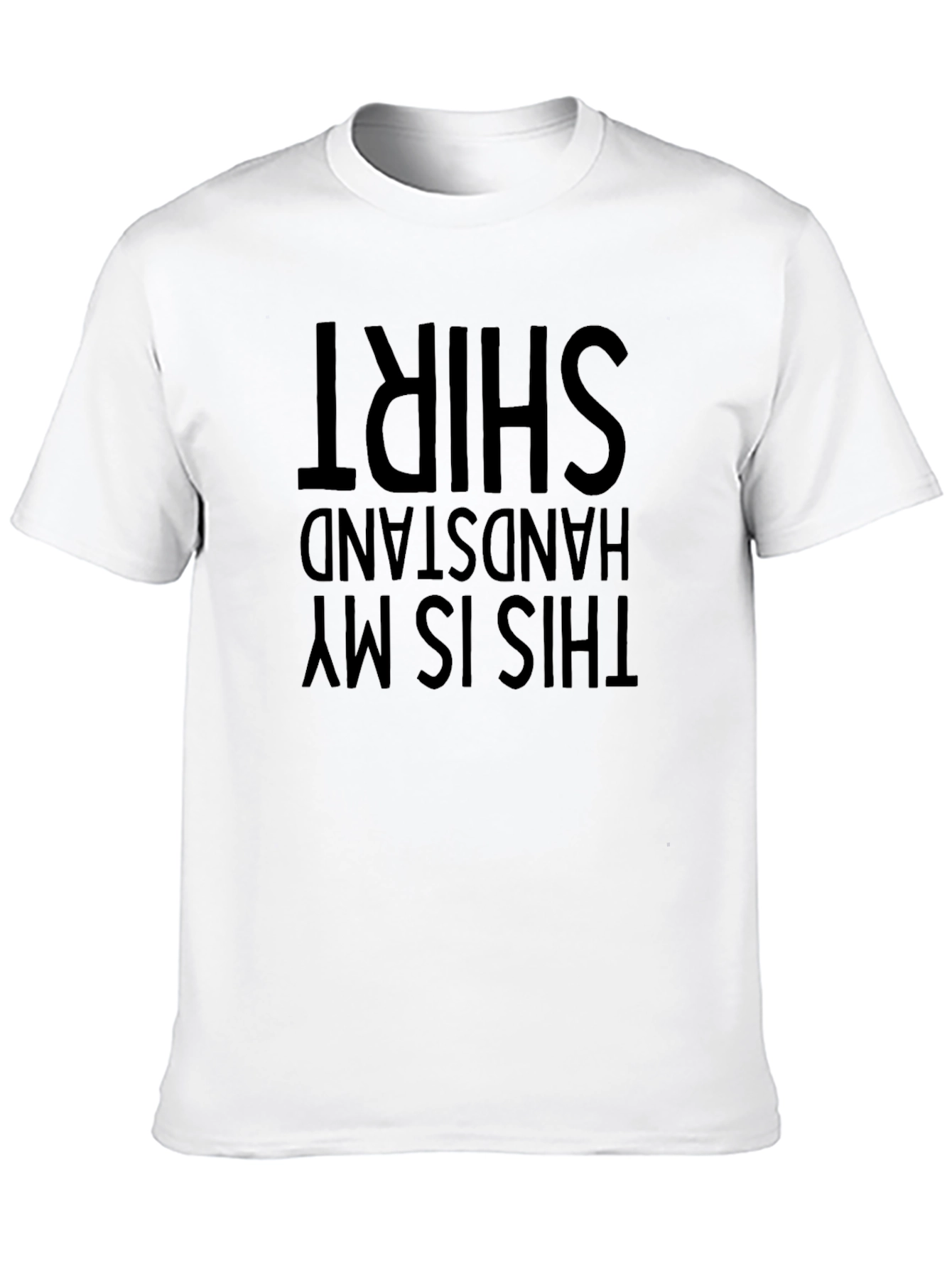 Handstand Shirt - Mens Black Graphic Tee