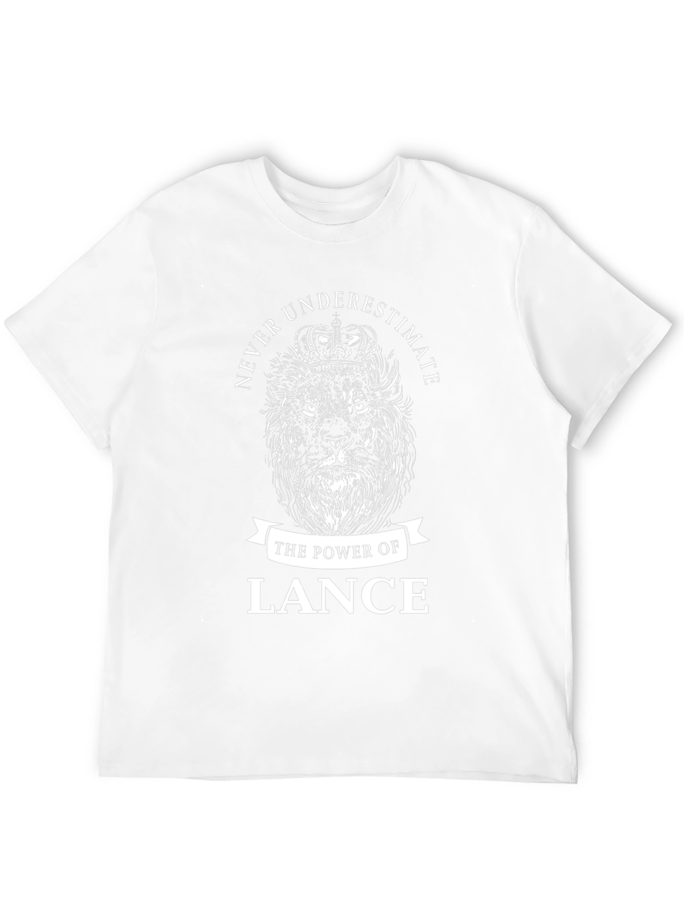 Never Underestimate Lance T-Shirt Lion Graphic Tee