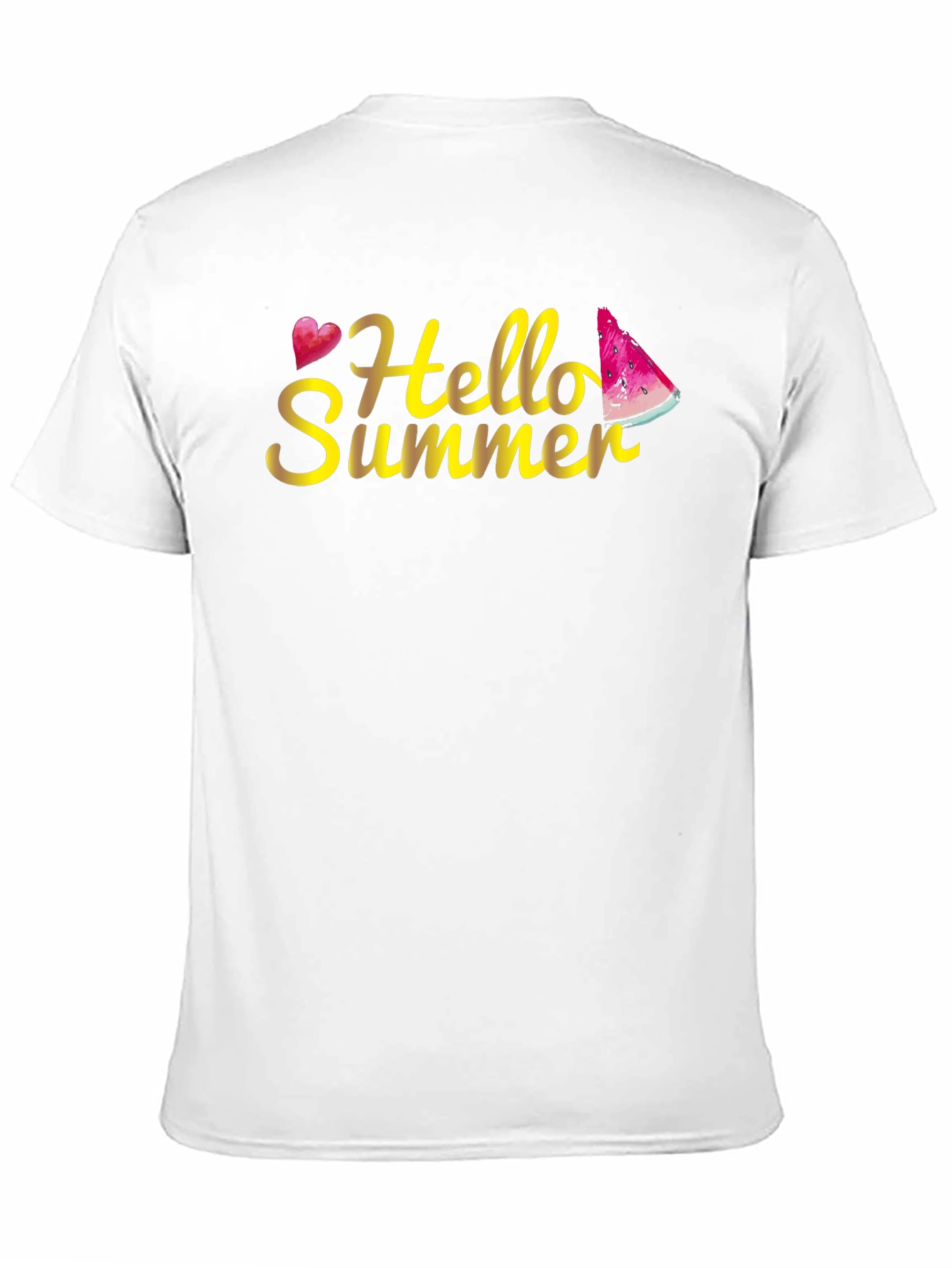 Hello Summer Black T-Shirt