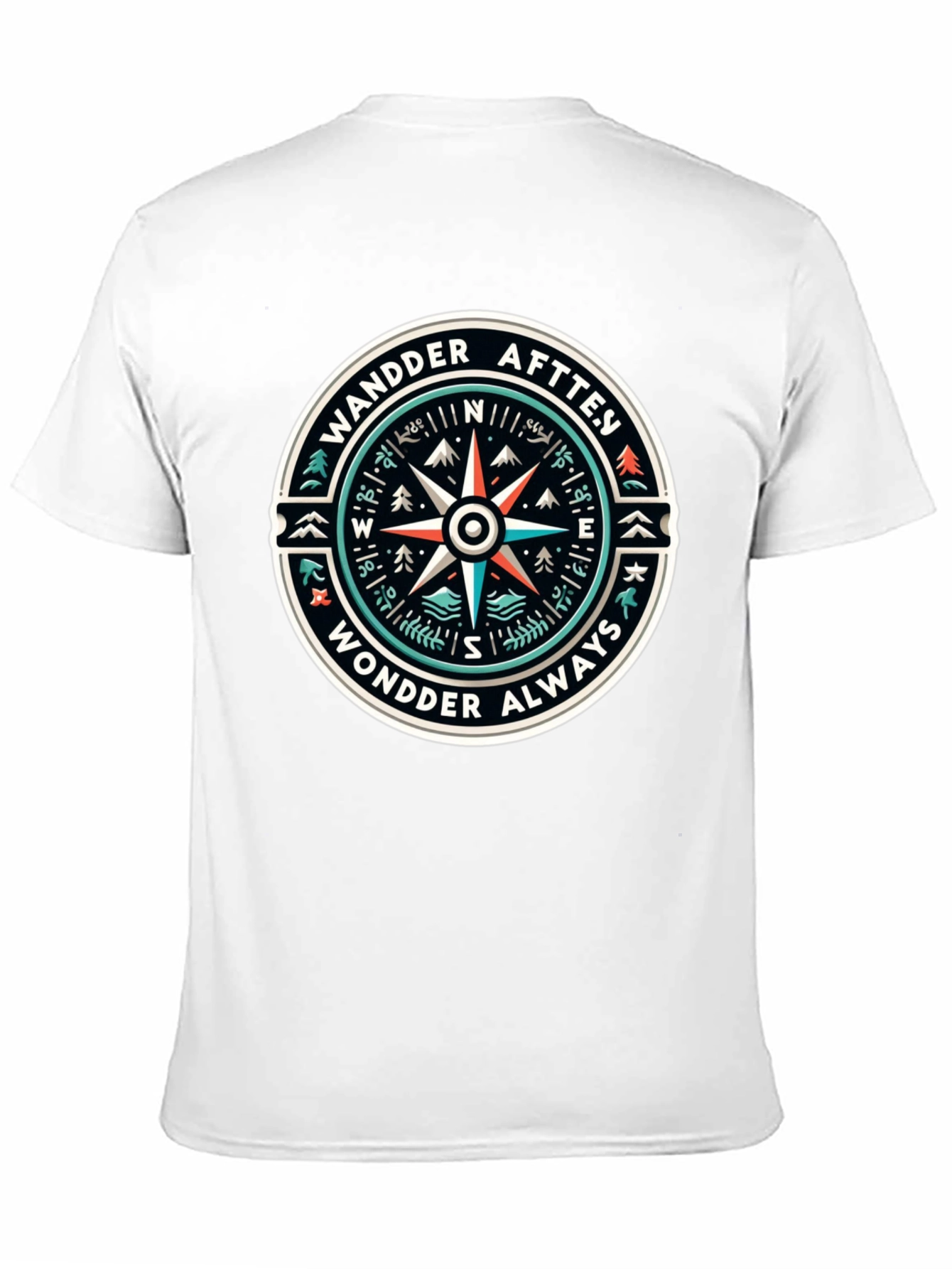 Wander Always Compass Graphic T-Shirt